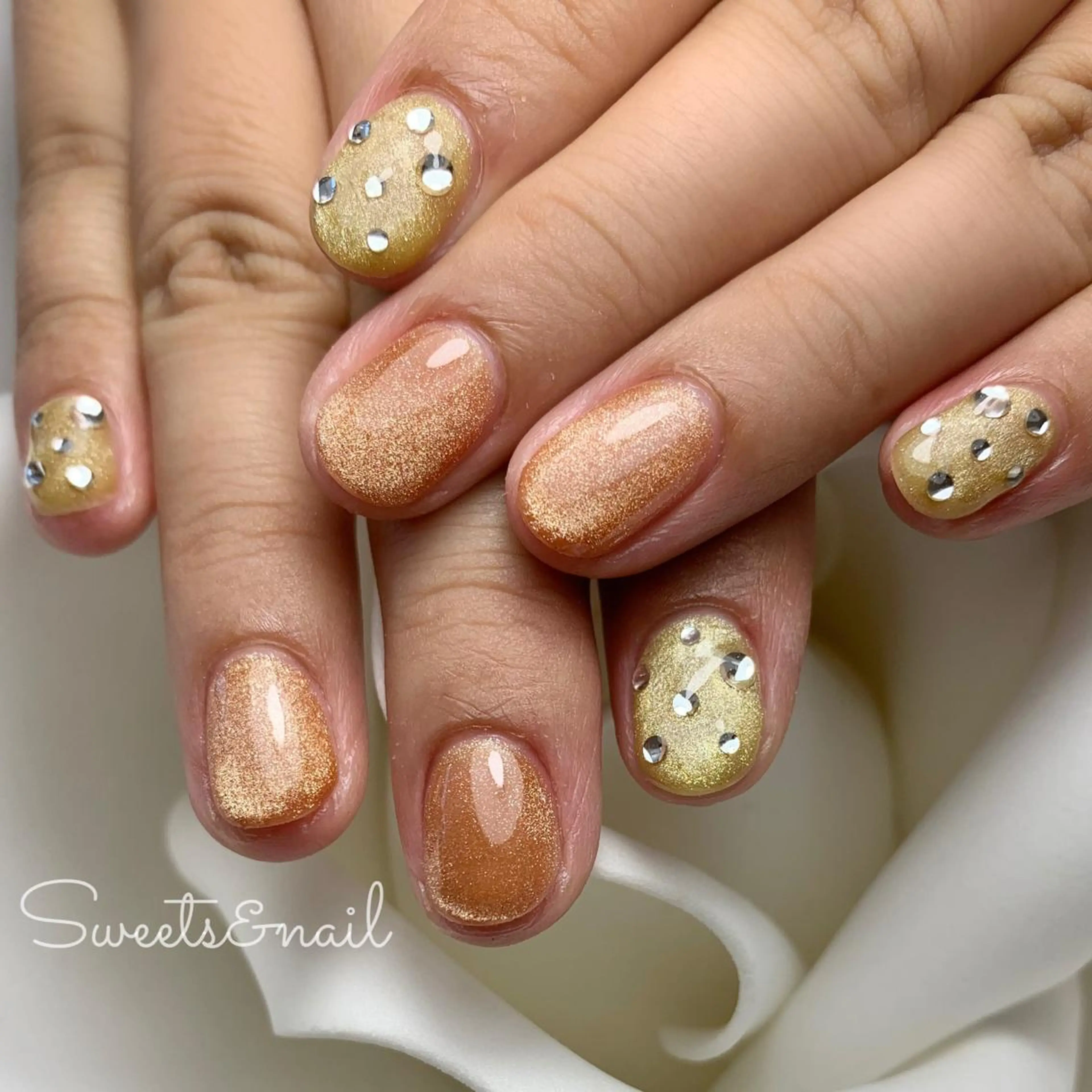 ネイル マグネットネイル Sweets& nail みなこのネイルデザイン