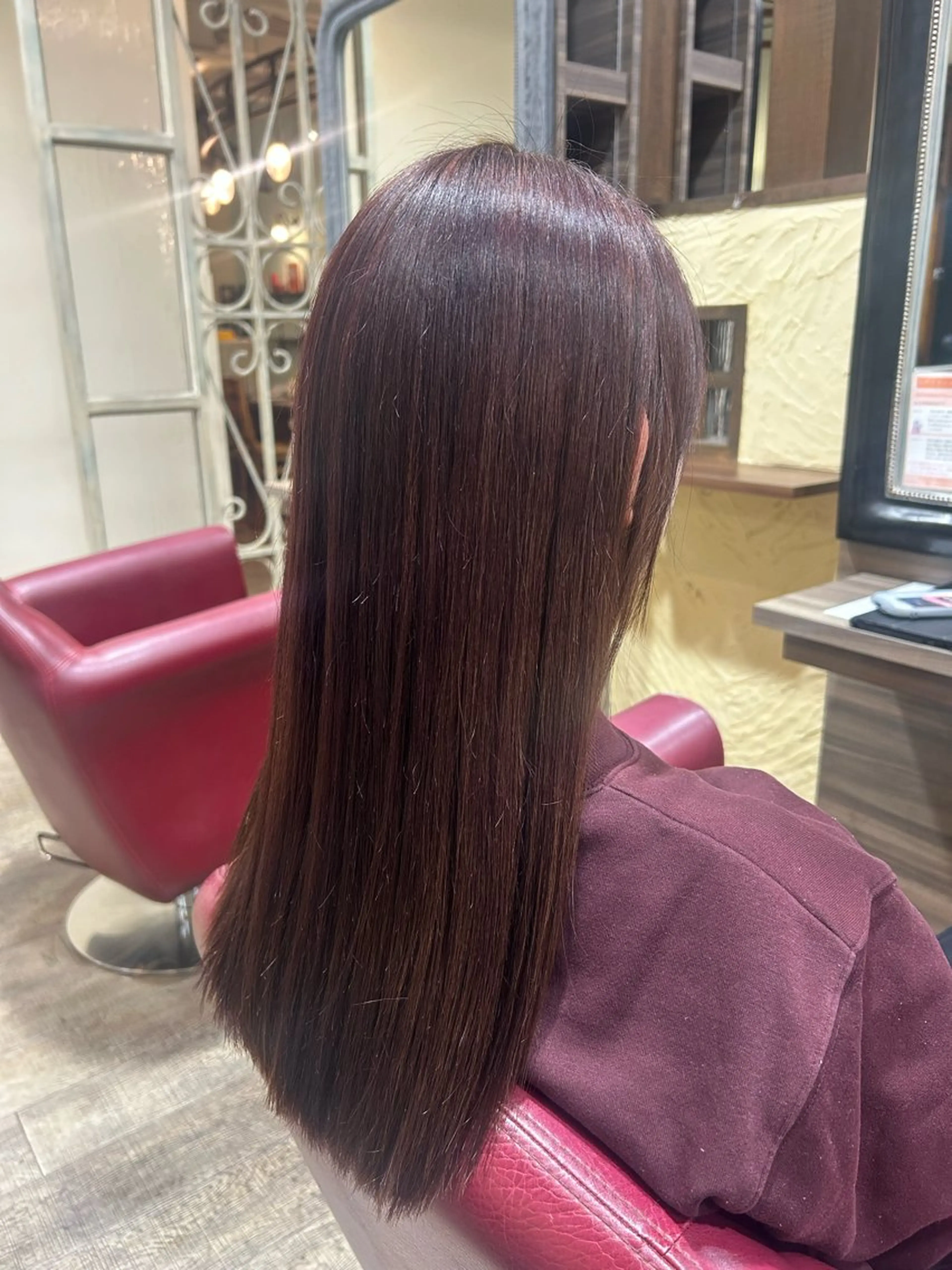 ロング カラー 中村 紫乃のヘアスタイル