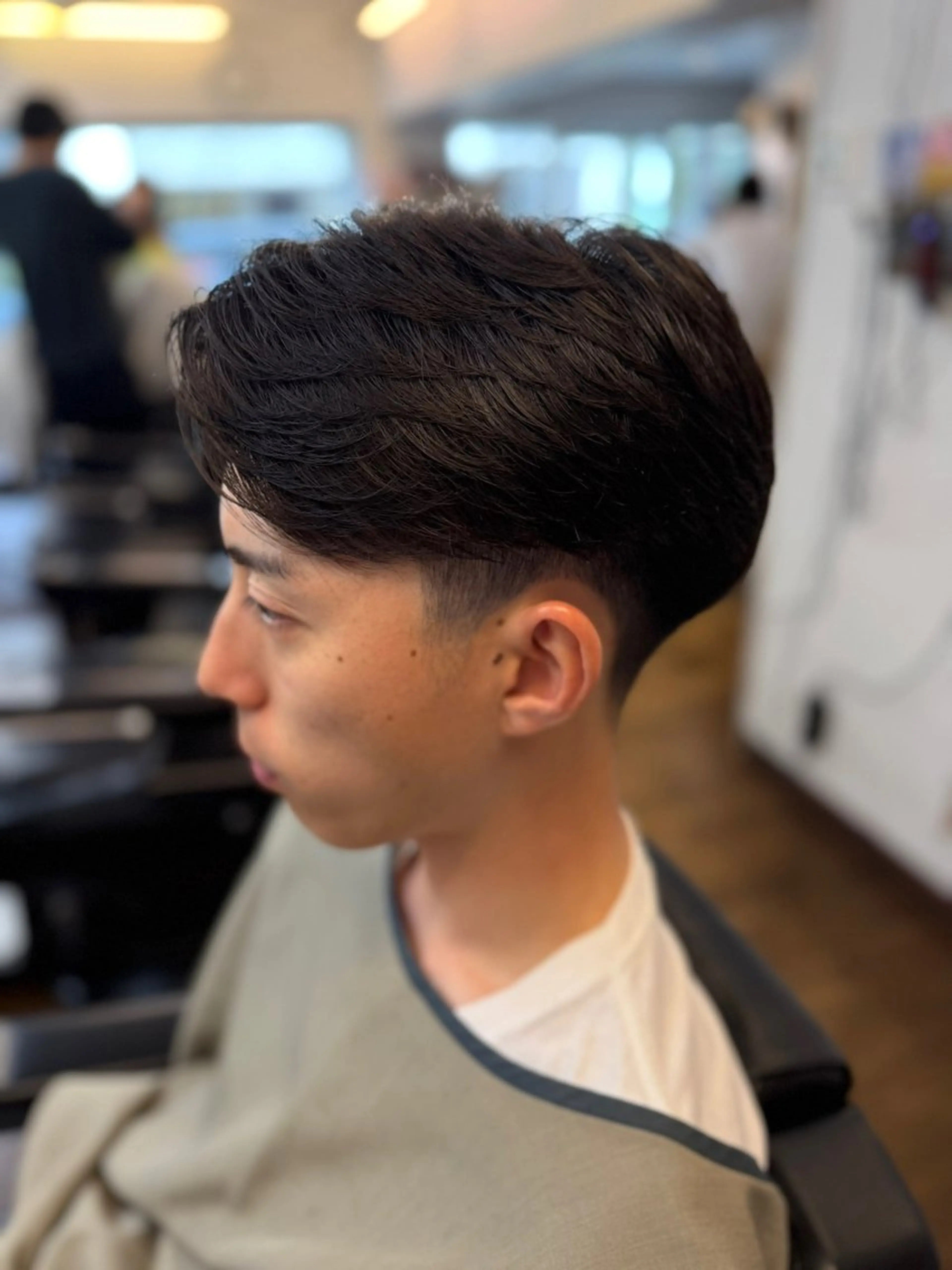 ショート パーマ メンズ カット パーマ barber shop KING所属・💈メンズ 床屋💈 似合わせ💈春日井のヘアスタイル