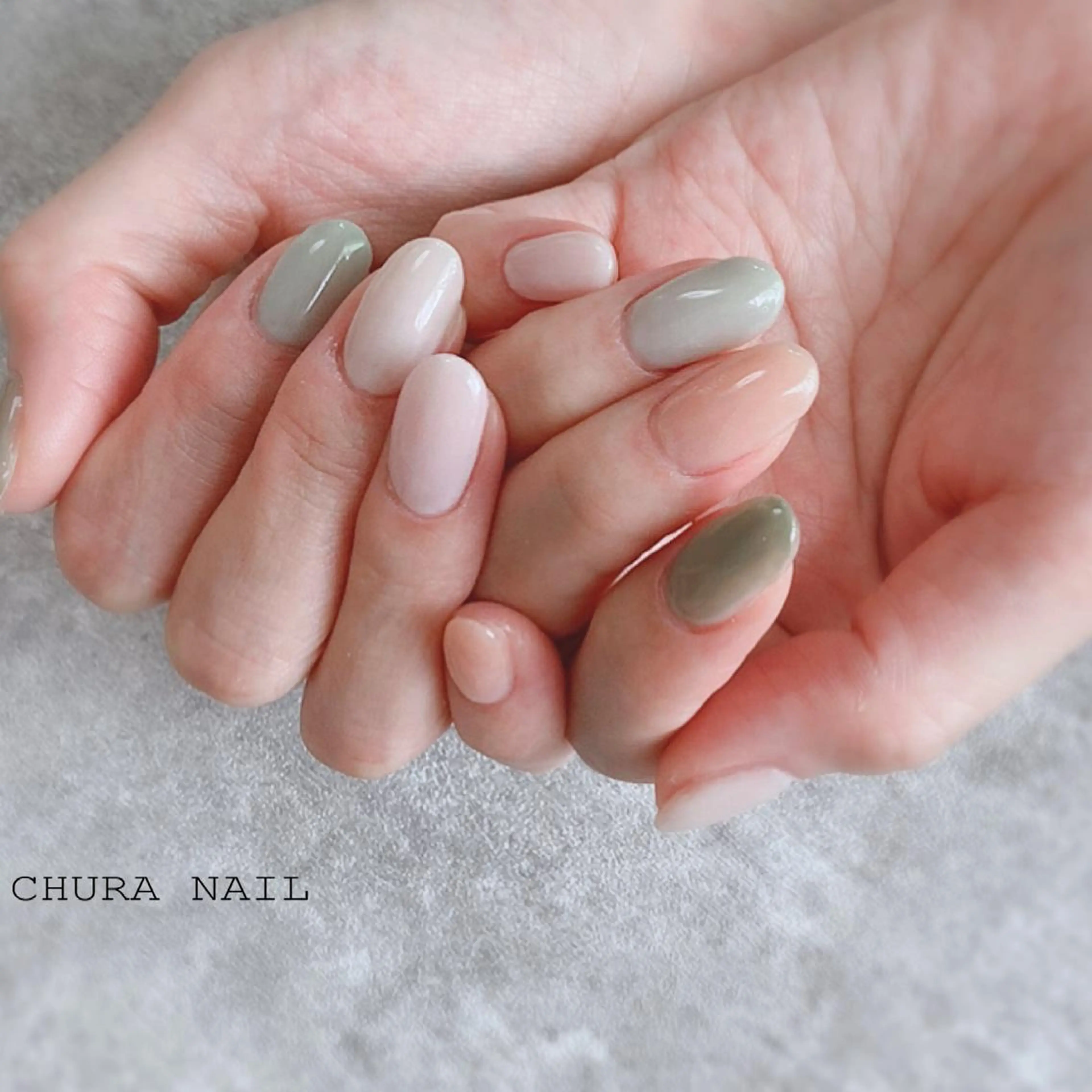 ネイル ワンカラーネイル CHURA NAIL YUIのネイルデザイン