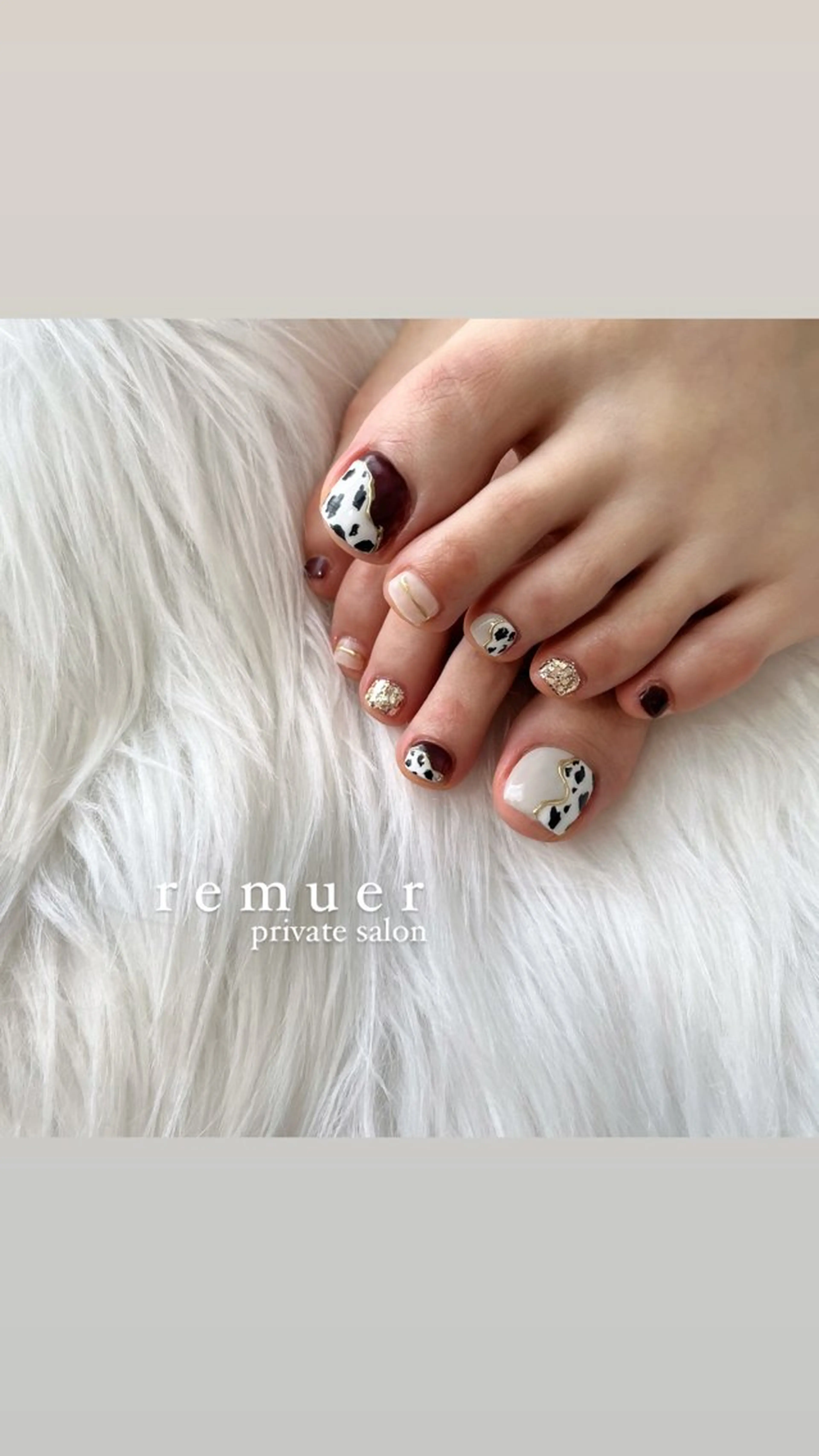 ネイル フットネイル nail salon remuerのネイルデザイン