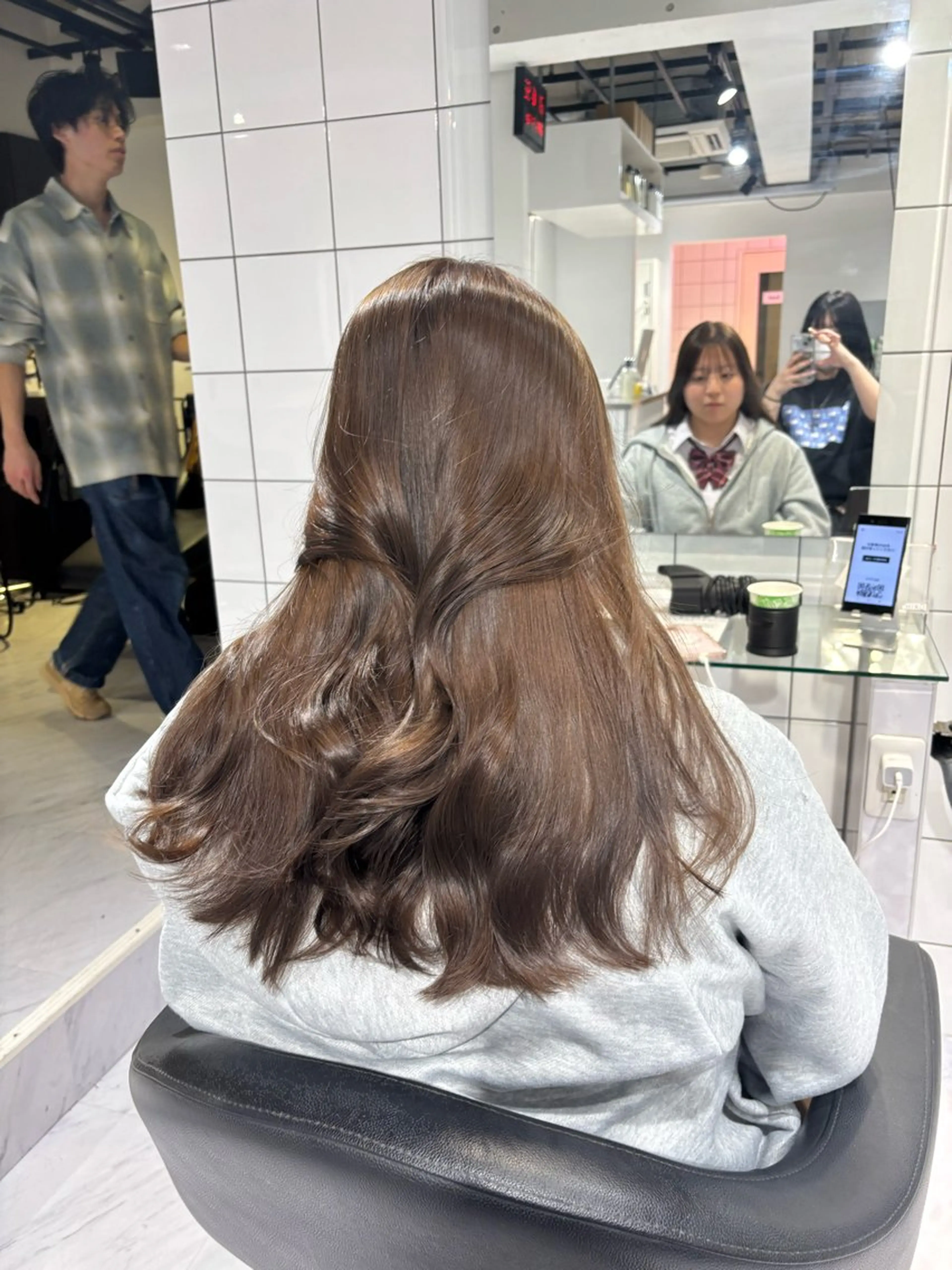 ロング カラー 表参道♡暗髪^ྀི 艶カラー♡アユミのヘアスタイル