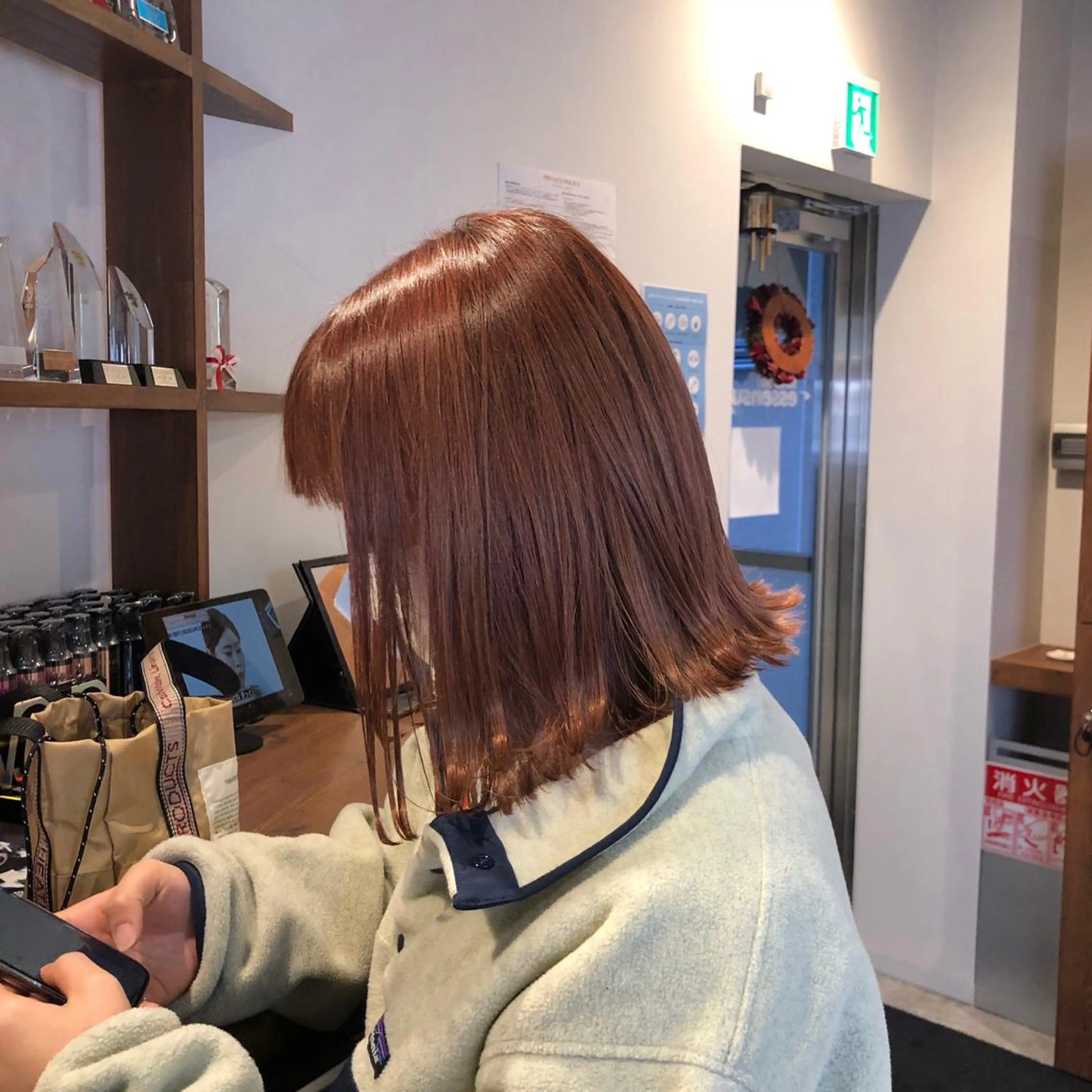 ショート カラー レイヤー.ボブ/ アヤミのヘアスタイル