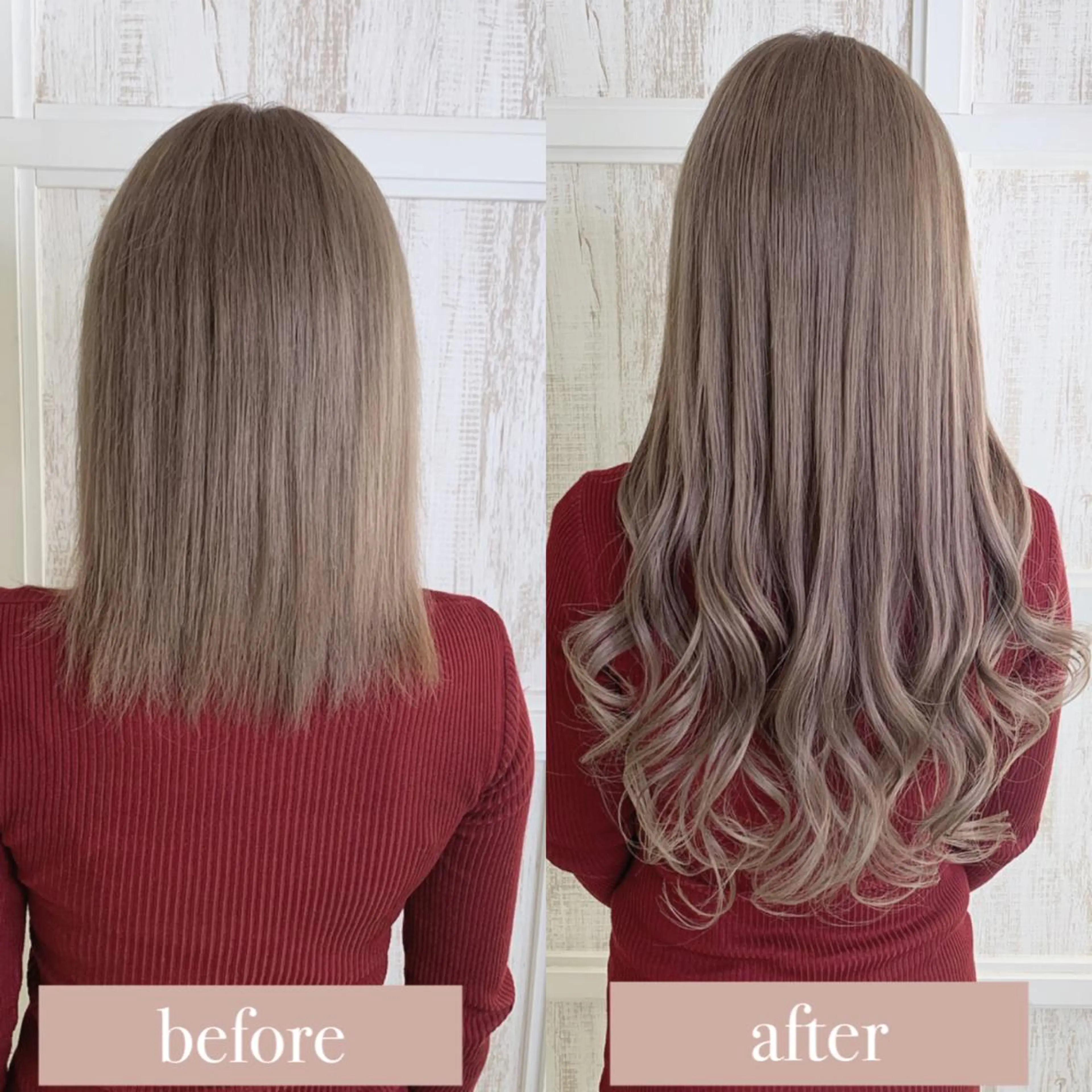 ロング カラー シールエクステ エクステ エクステ　ユノキ リョウタのヘアスタイル