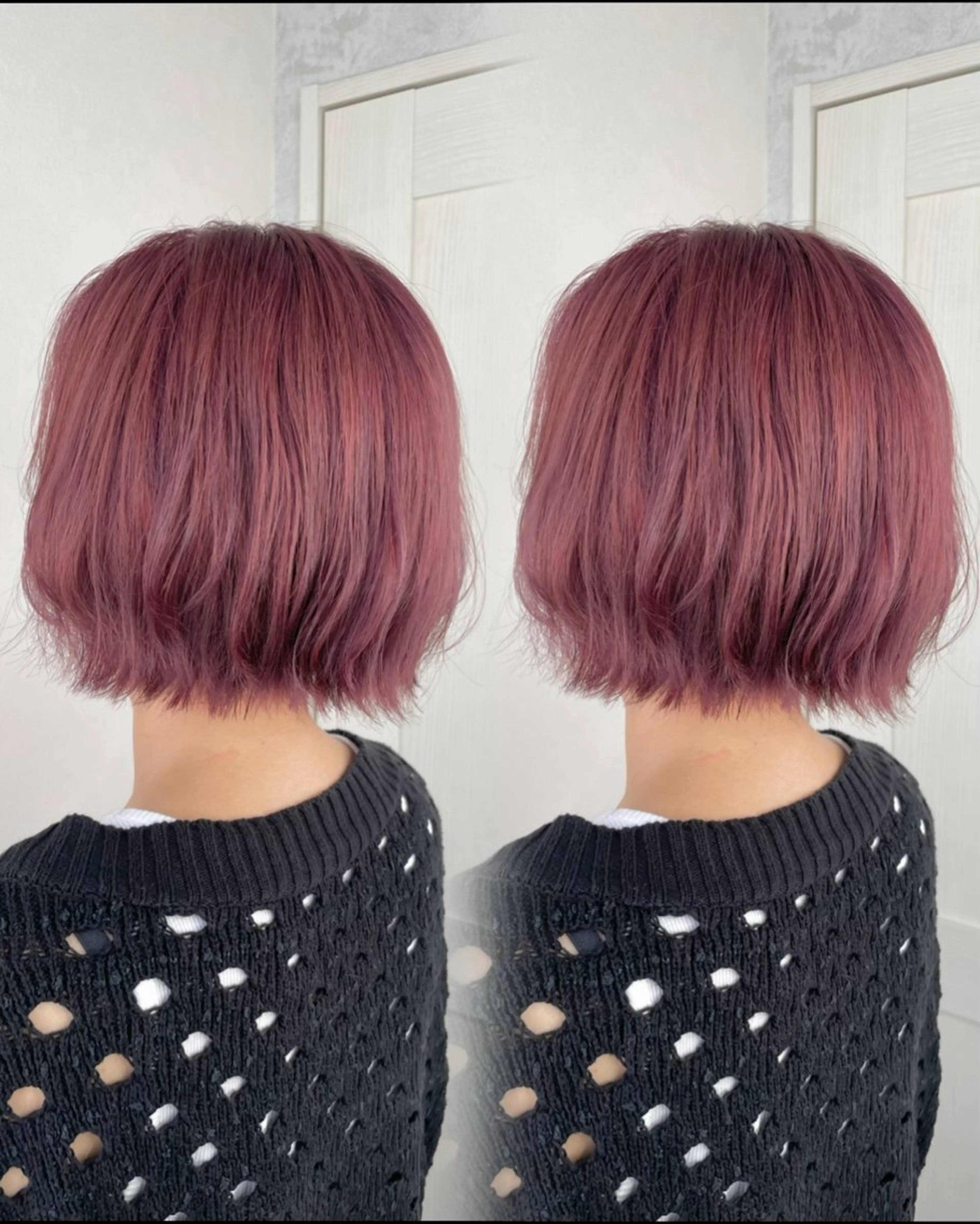 ショート カラー 🫧ショート・レイヤ ー・縮毛矯正🫧のヘアスタイル