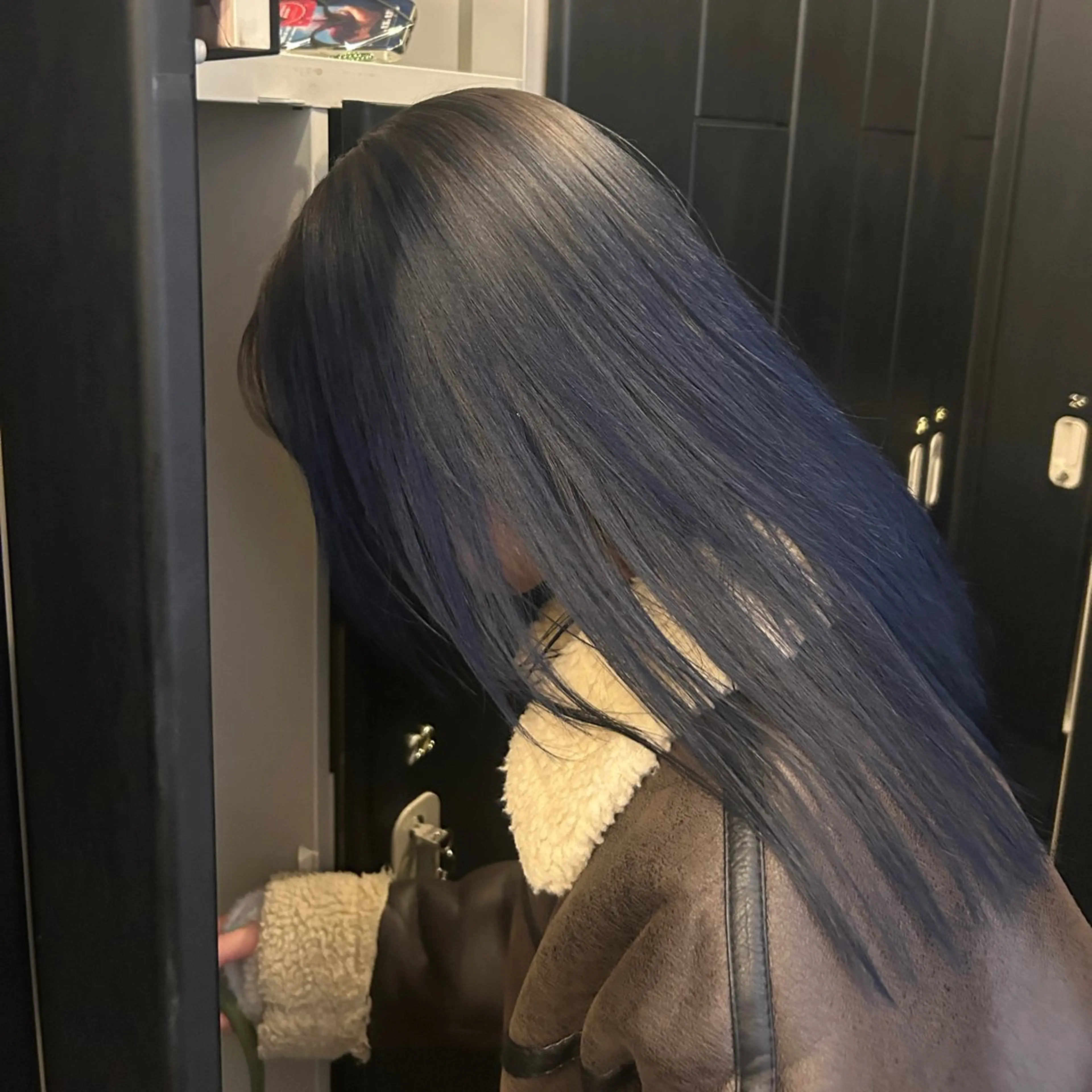 ミディアム カラー ヘアカラー トリートメント ✨うる艶/ブリーチ✨ 𝓡𝒖𝓷𝐚💋のヘアスタイル