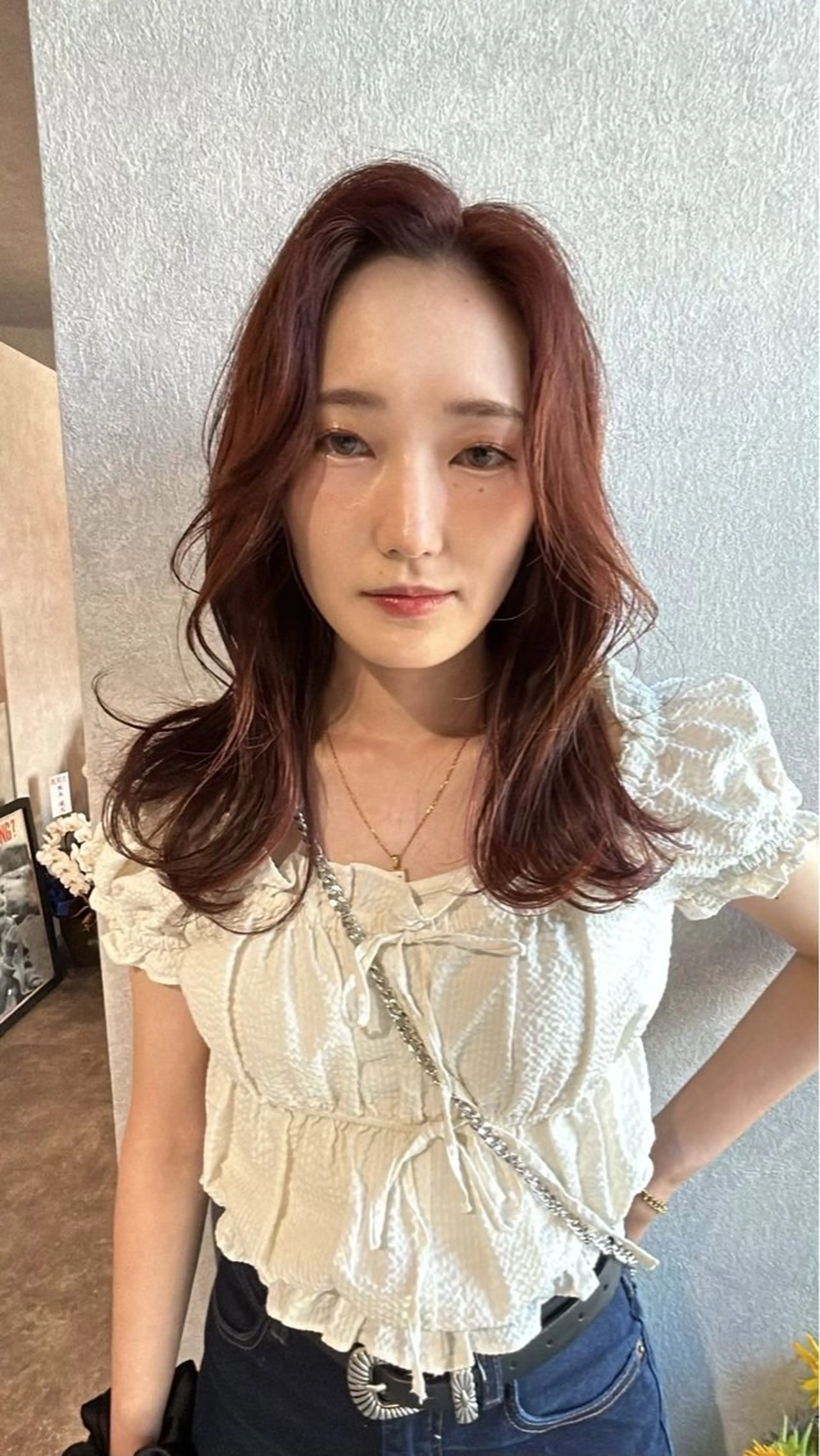 セミロング カラー カット ヘアカラー トリートメント qpula 大濠 西新所属・qpula クプラのヘアスタイル