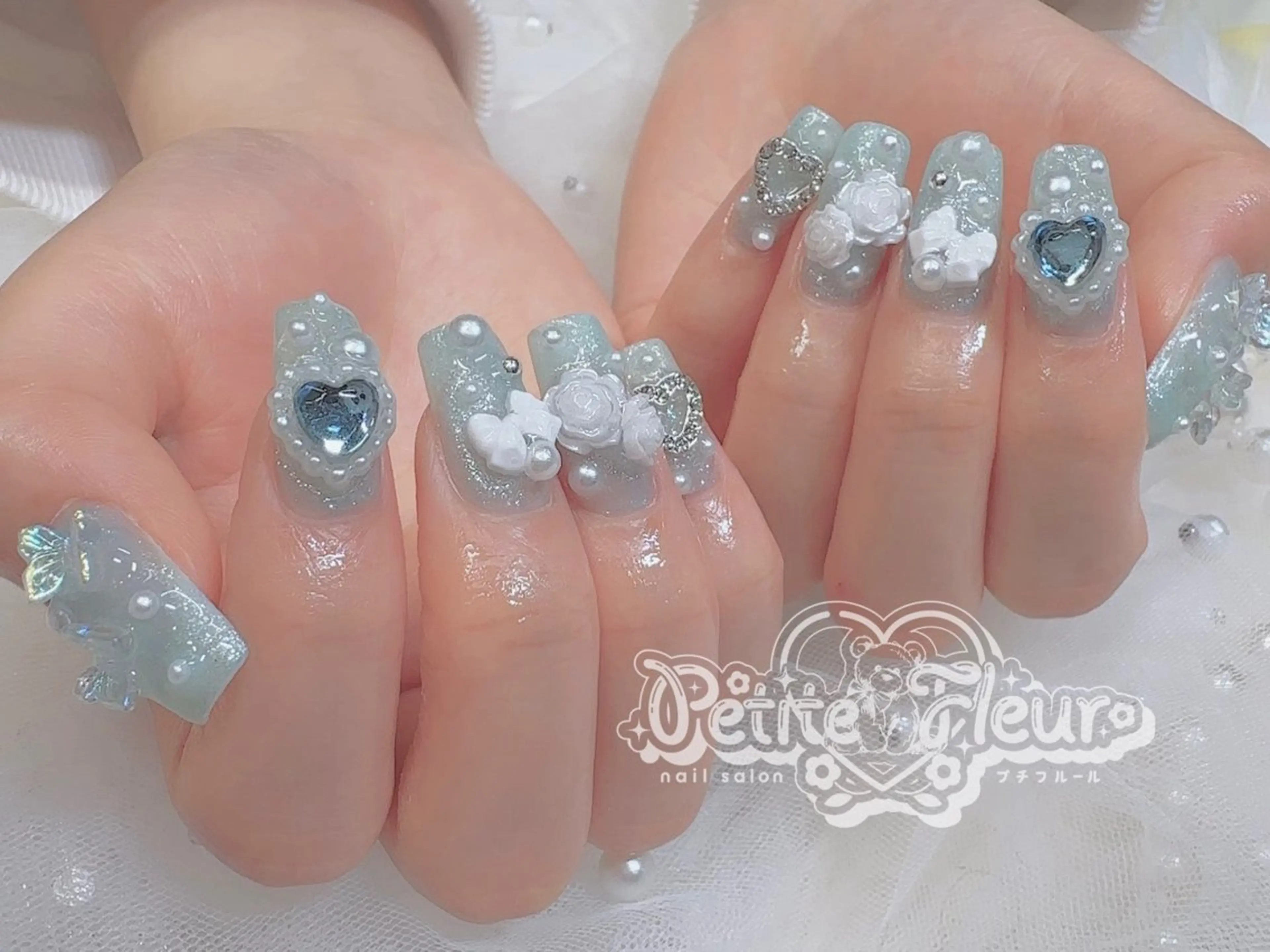 ネイル ハンドネイル ❁⃘*。Petite fleur❁⃘*りさのネイルデザイン