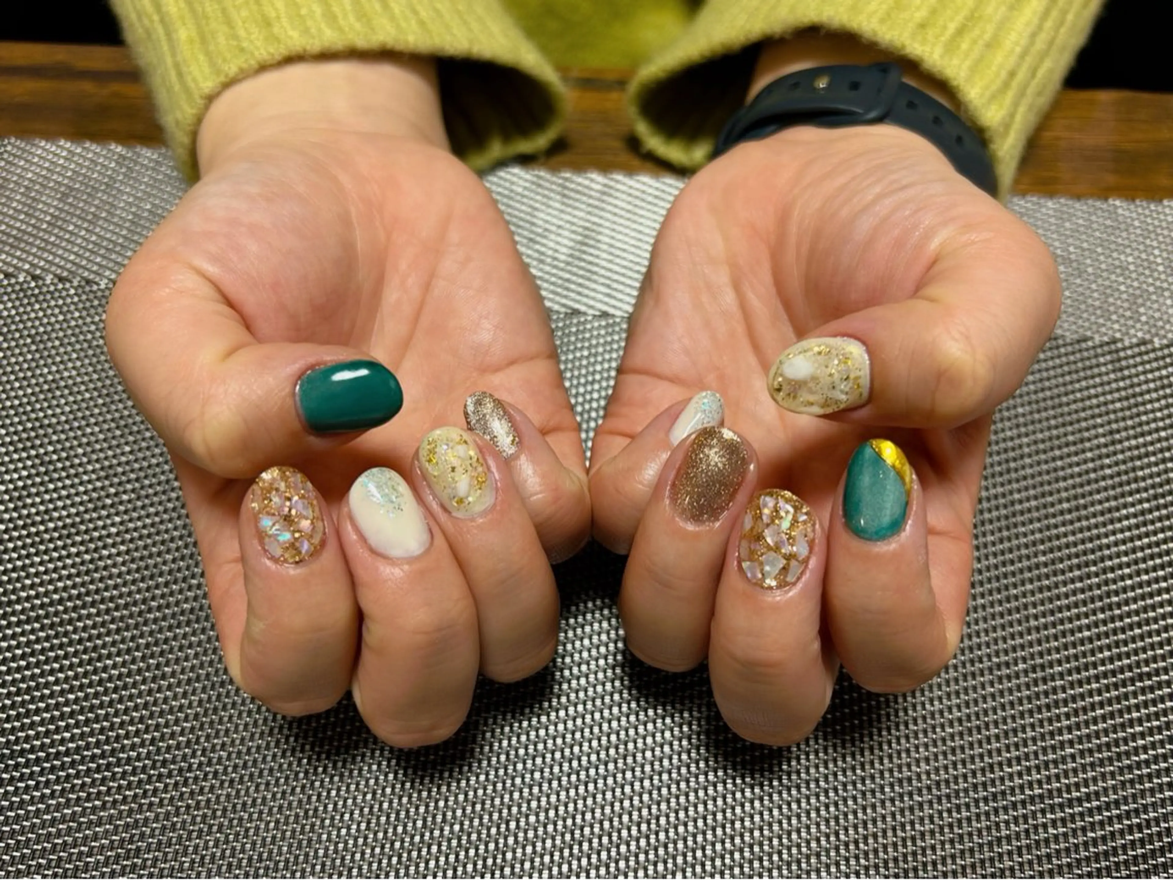 ネイル アートネイル マグネットネイル ハンドネイル i nailのネイルデザイン