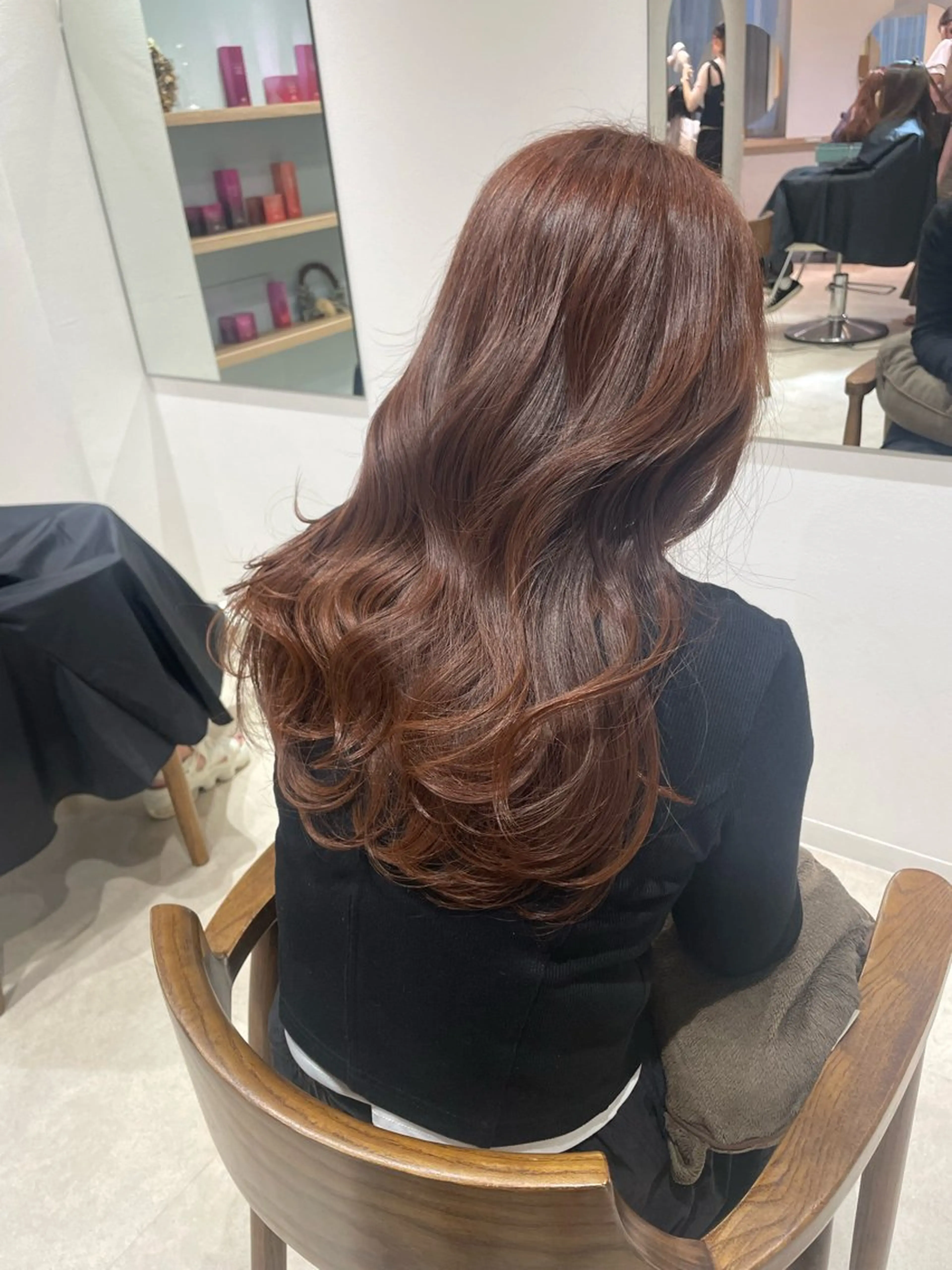 ロング カラー カット ヘアカラー トリートメント Osoko Hiyoriのヘアスタイル