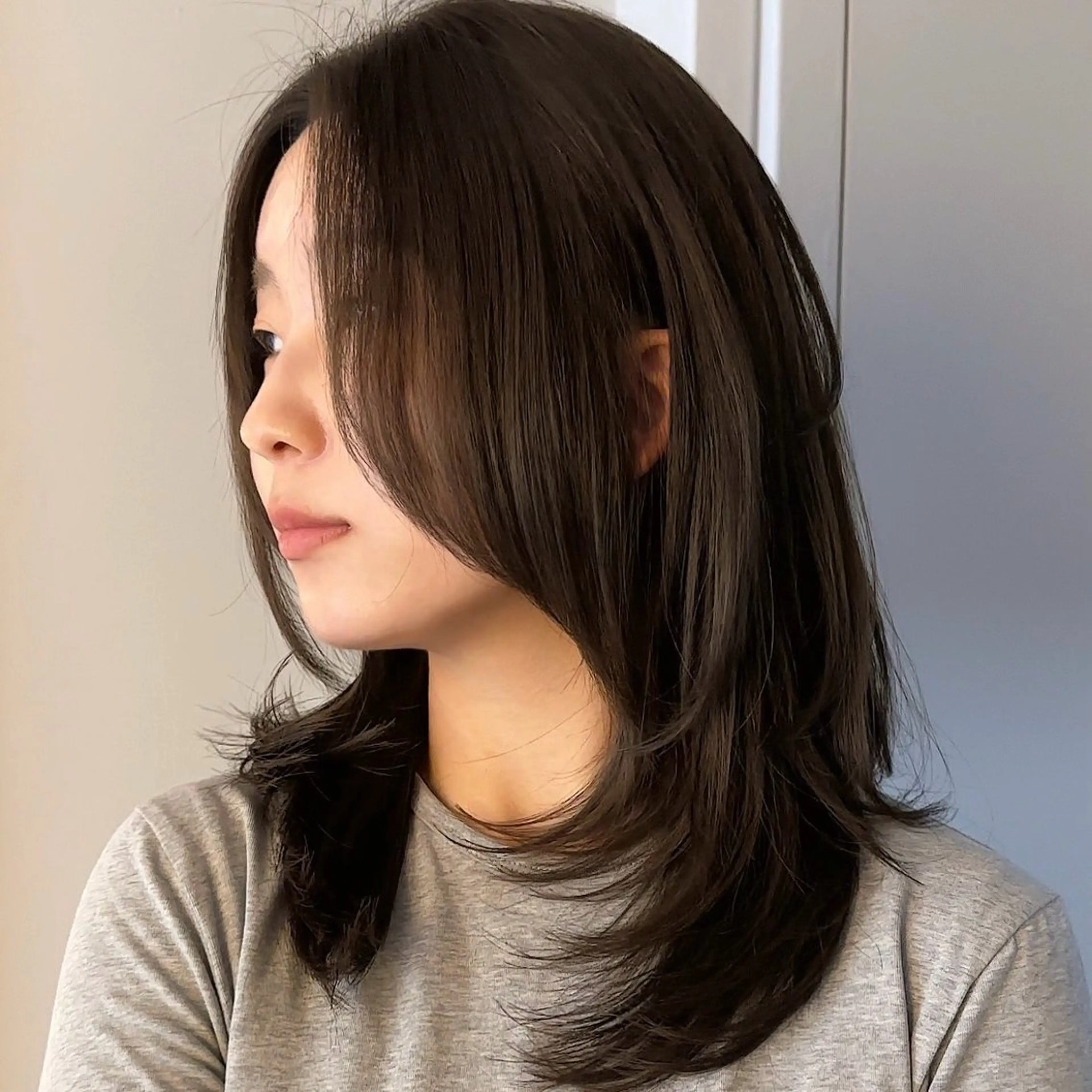 セミロング 木村 泰晟のヘアスタイル
