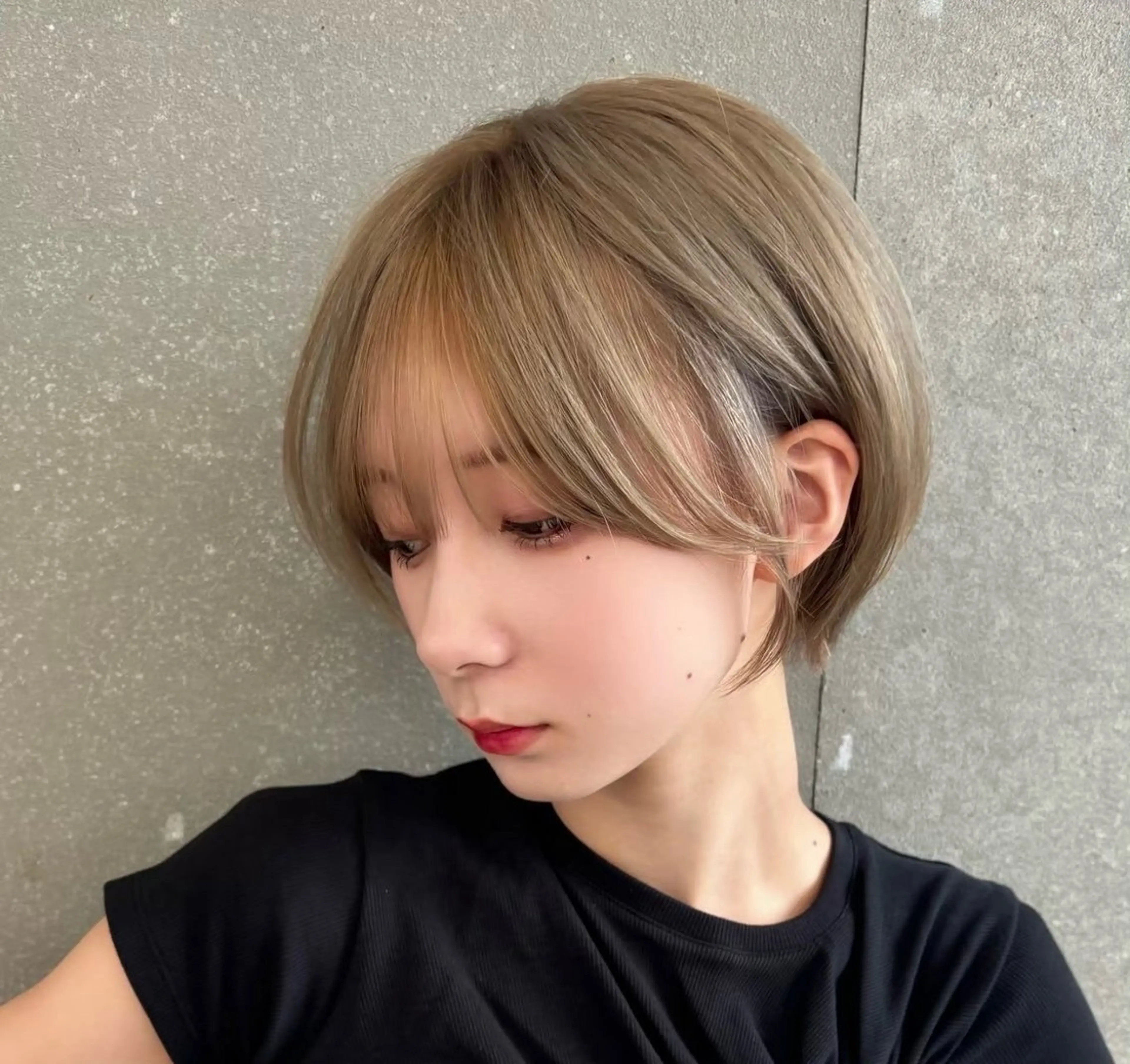ショート ショートボブ ボブ 顔周りカット 似合わせカット ショートヘア Lond Role所属・🎀透明感カラー shizuka🎀のヘアスタイル
