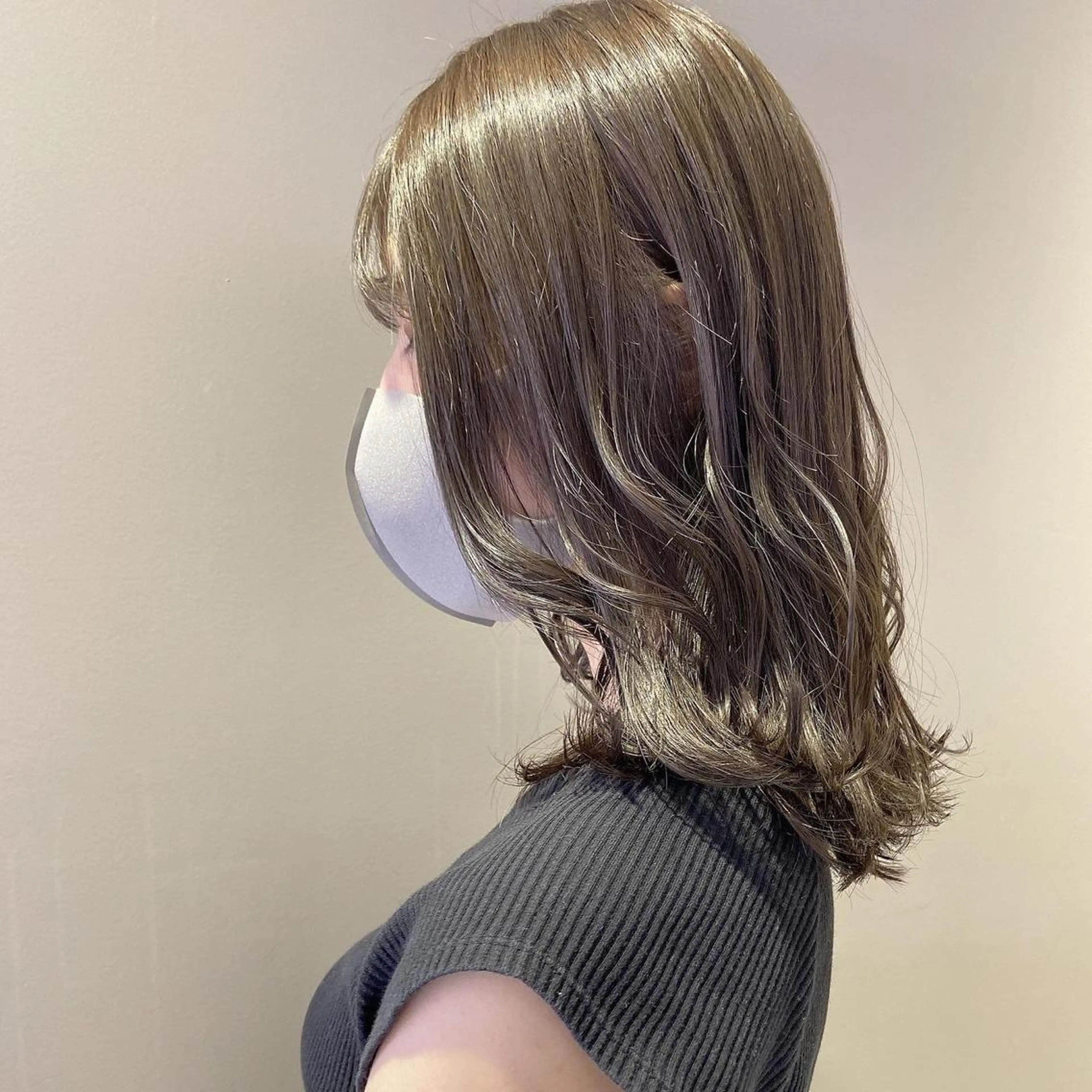 ミディアム カラー ヘアアレンジ 💖うる艶カラー💖 モデル募集💖のヘアスタイル