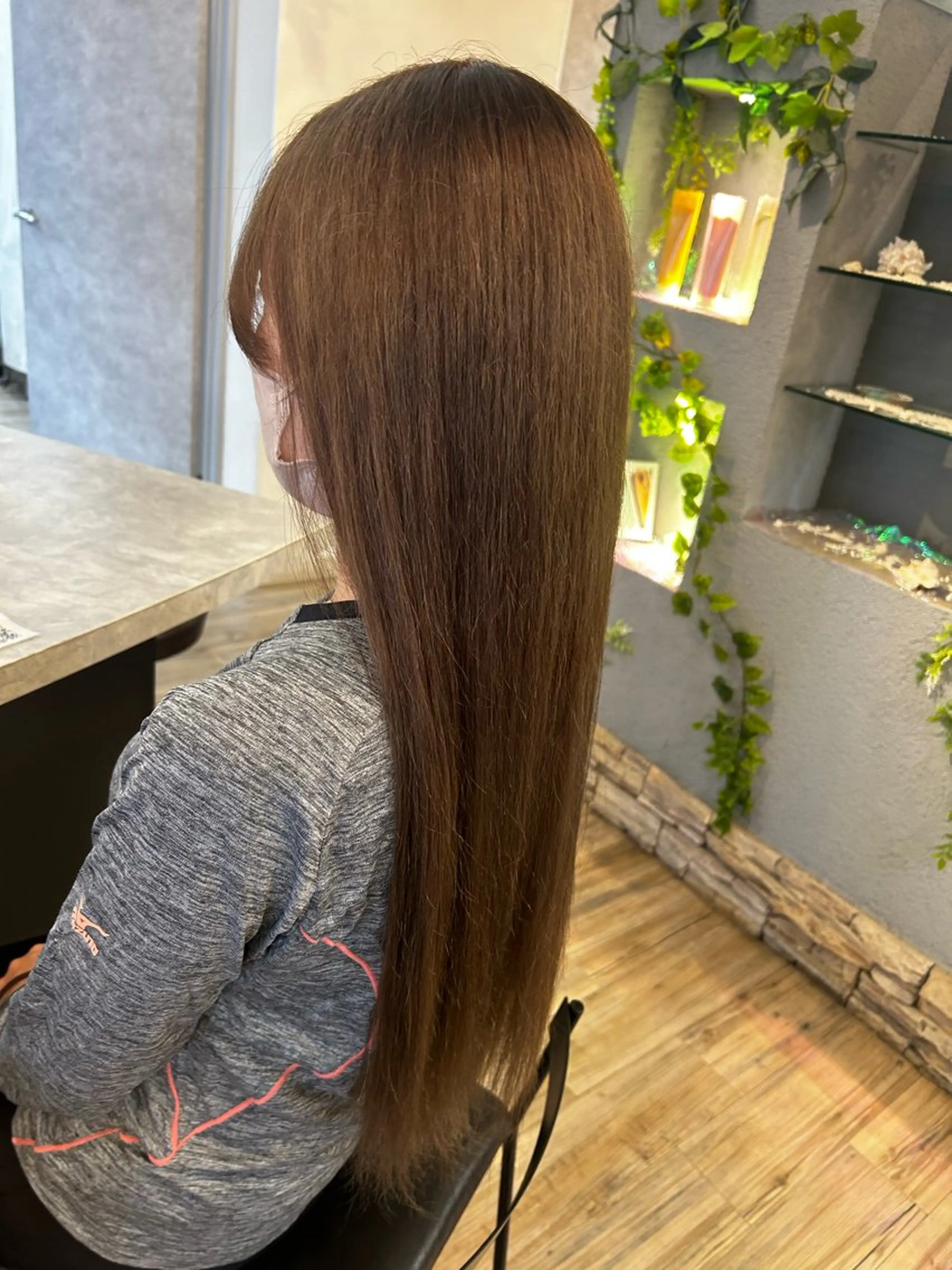 ロング カラー ミナミ🩰デサインカ ラー♡ヘアセットのヘアスタイル