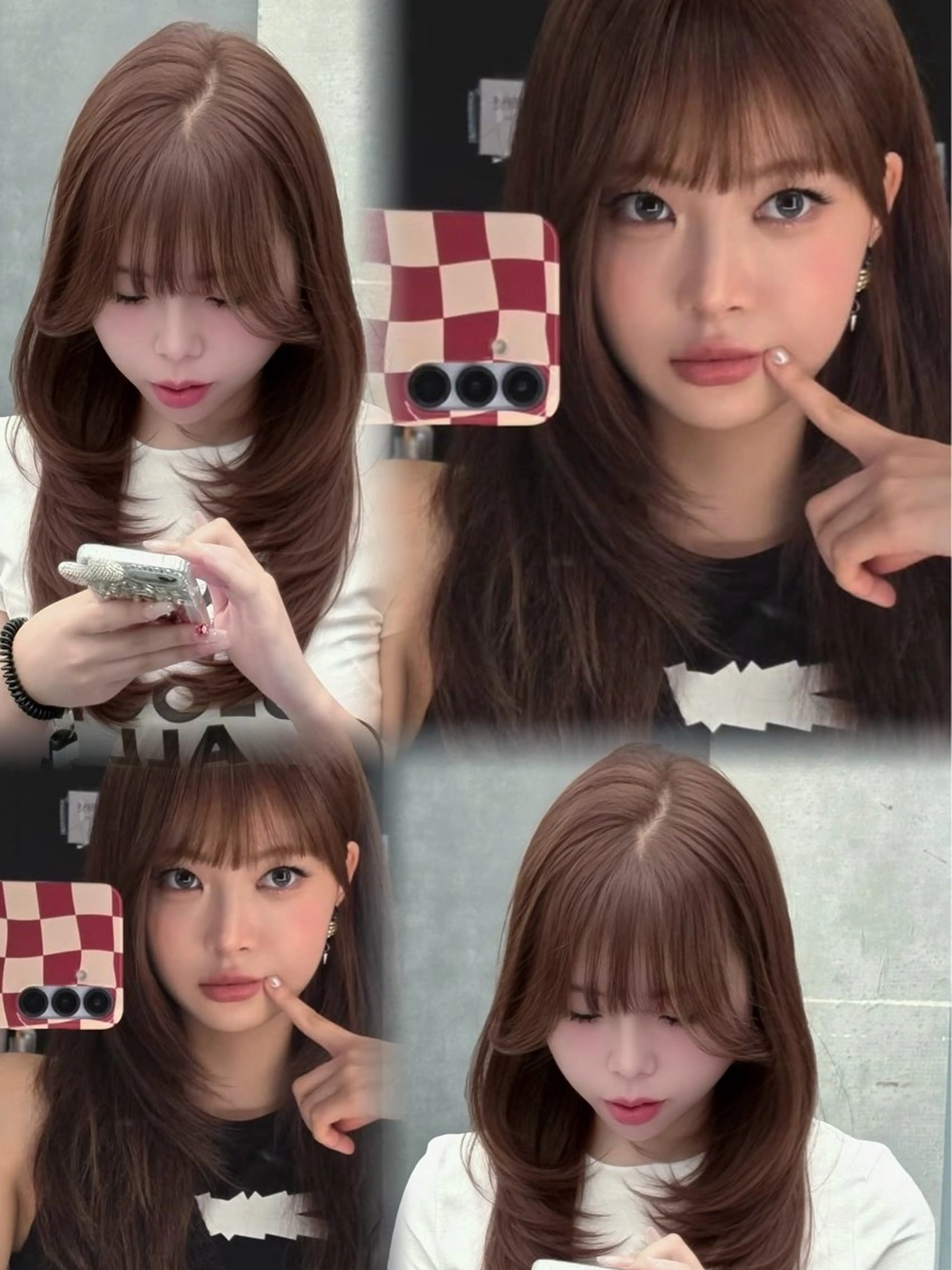 ロング カラー カット ヘアカラー トリートメント 網紅🥀中韓mix /あいりのヘアスタイル