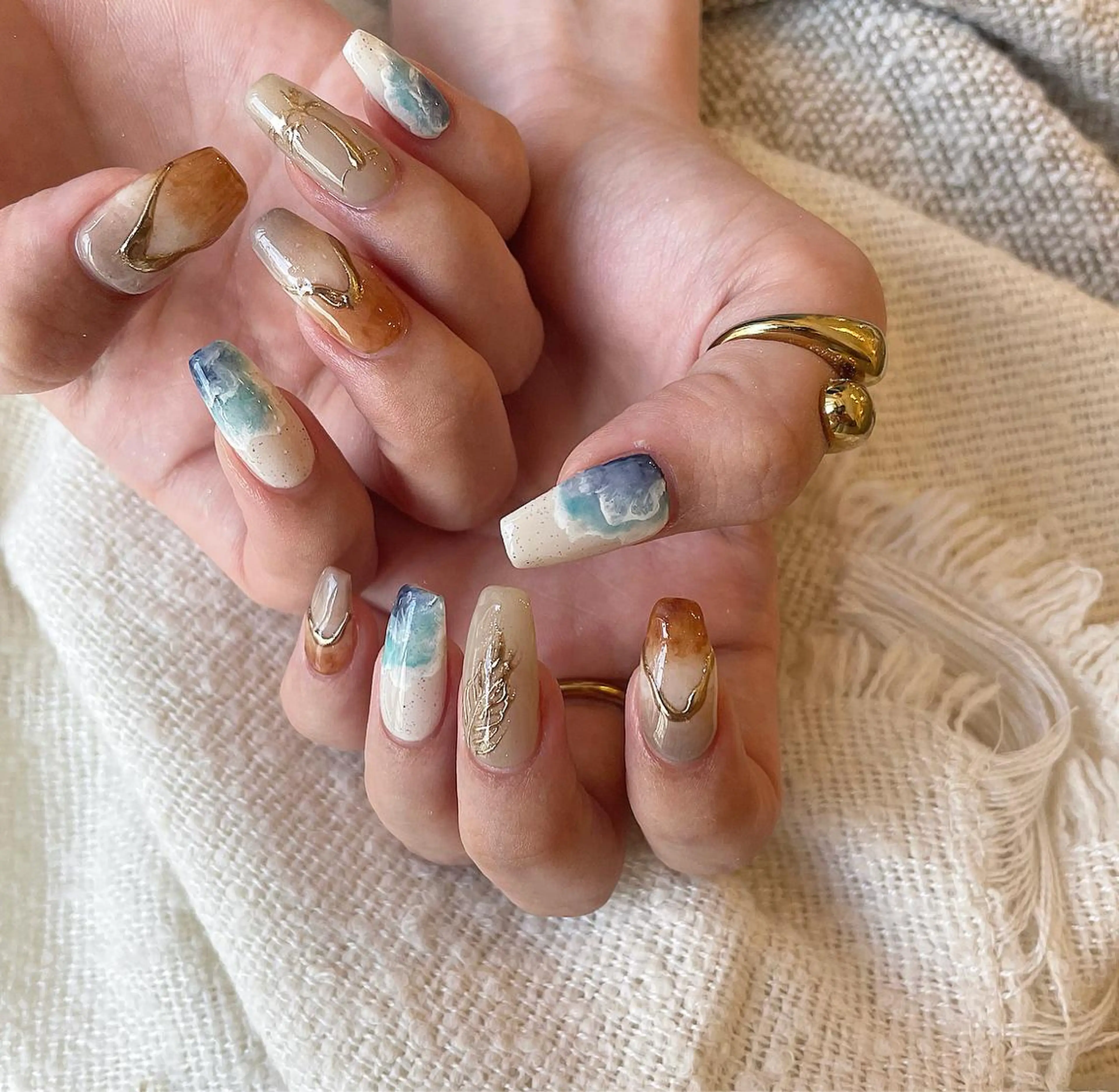 ネイル ハンドネイル revia所属・ERI Nailistのネイルデザイン