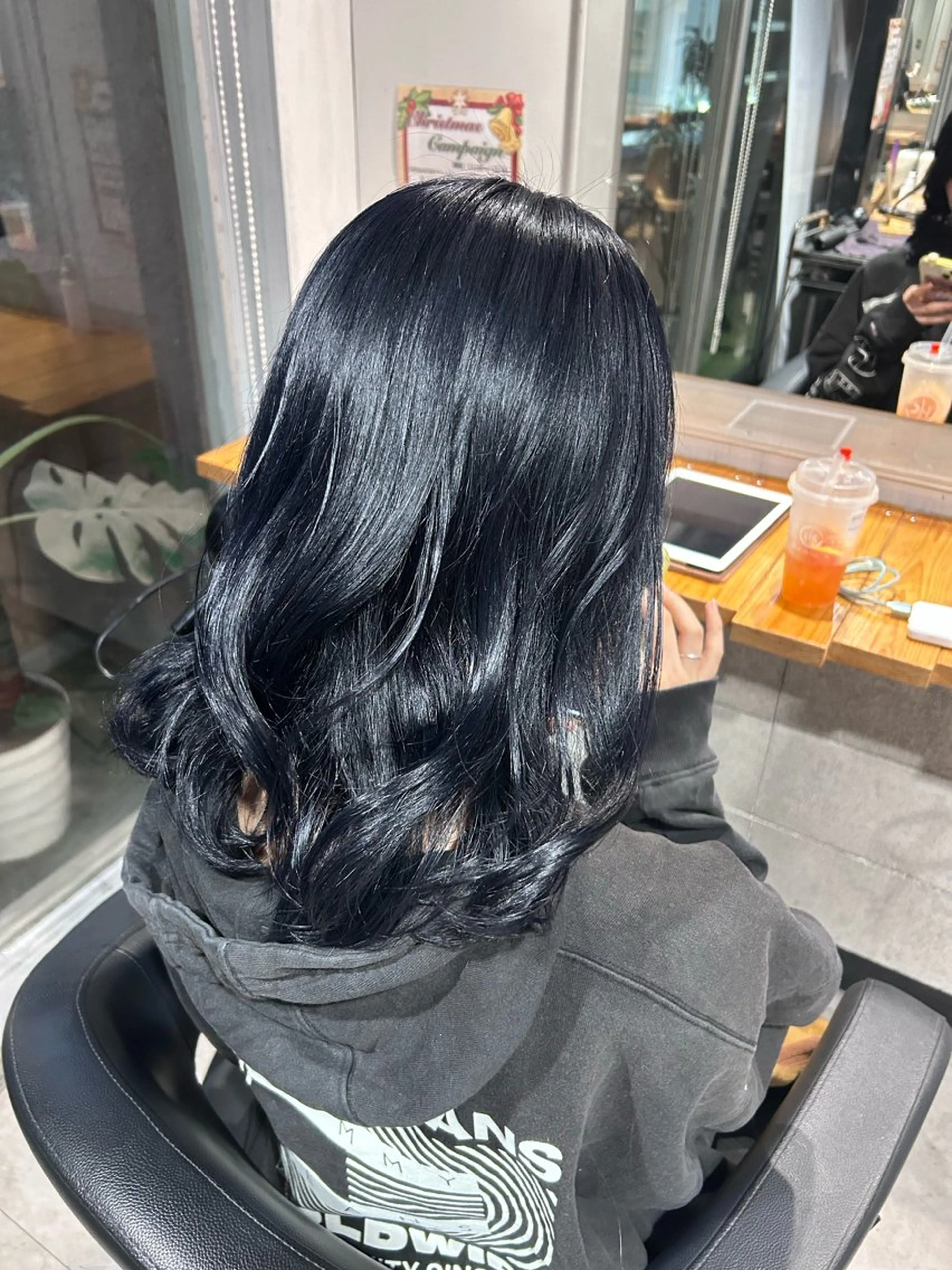 セミロング ヘアカラー ヘッドスパ 韓国Style♡ Nanami🇰🇷のヘアスタイル