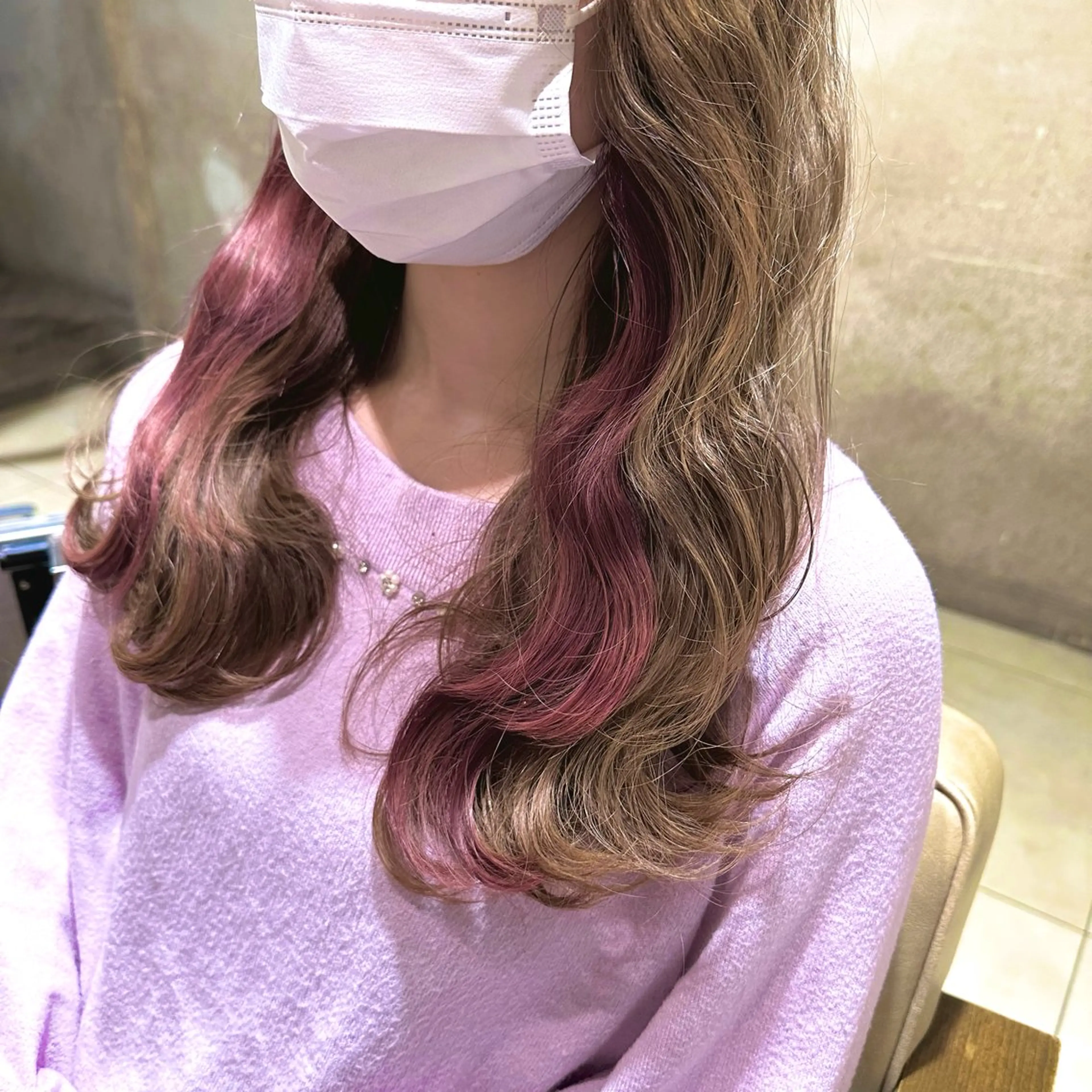 ロング カラー カット ヘアカラー 🫧Lee十三🫧 濱平ももかのヘアスタイル