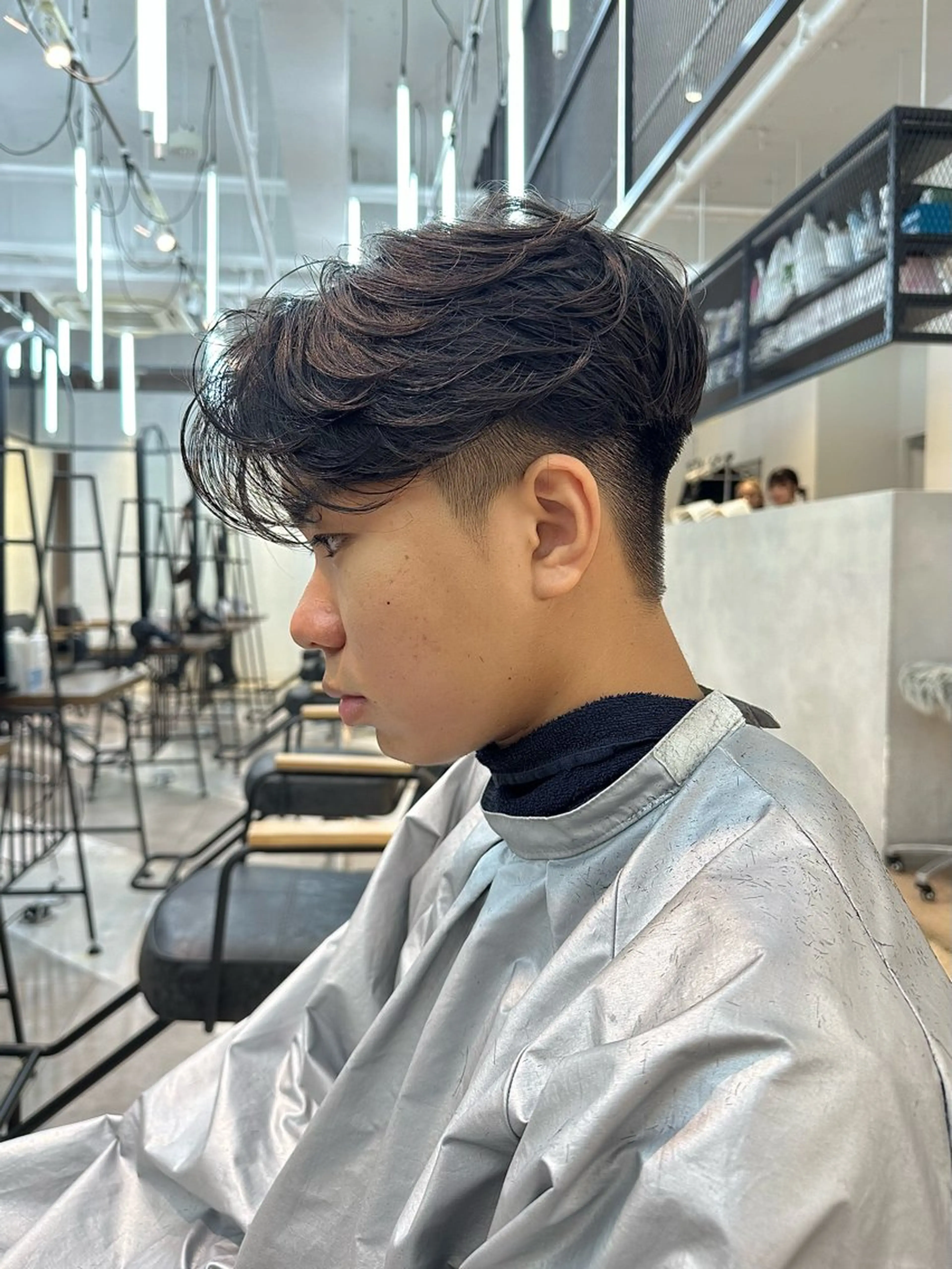 ショート パーマ メンズ カット パーマ 🇰🇷カルマパーマ kaito🇰🇷のヘアスタイル