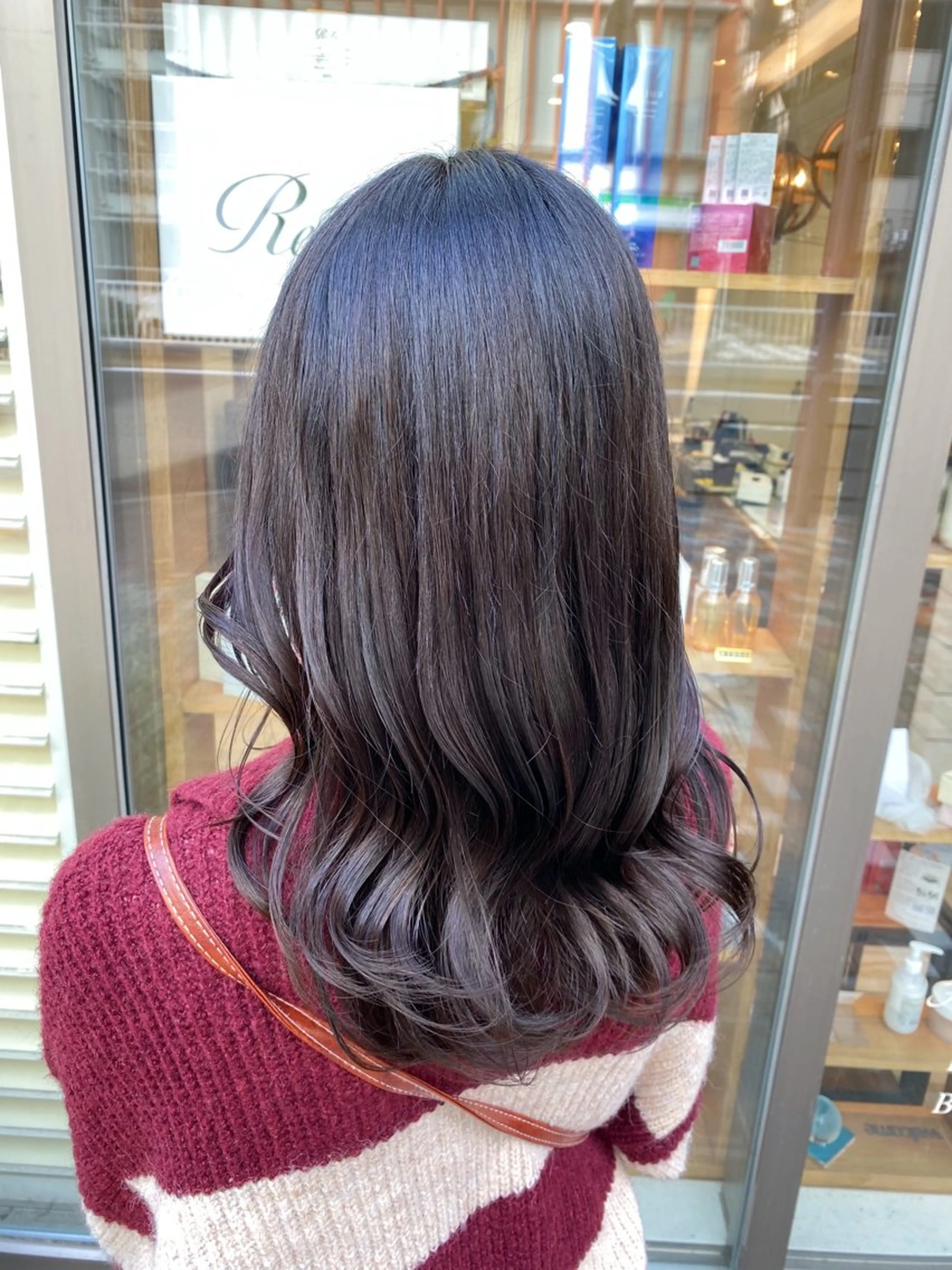 ミディアム カラー 透明感カラー グレージュ ラベンダーカラー ラベンダーグレージュ ラベンダーグレー ヘアカラー トリートメント 🧸にしかた ちひろ🧸 / 渋谷のヘアスタイル