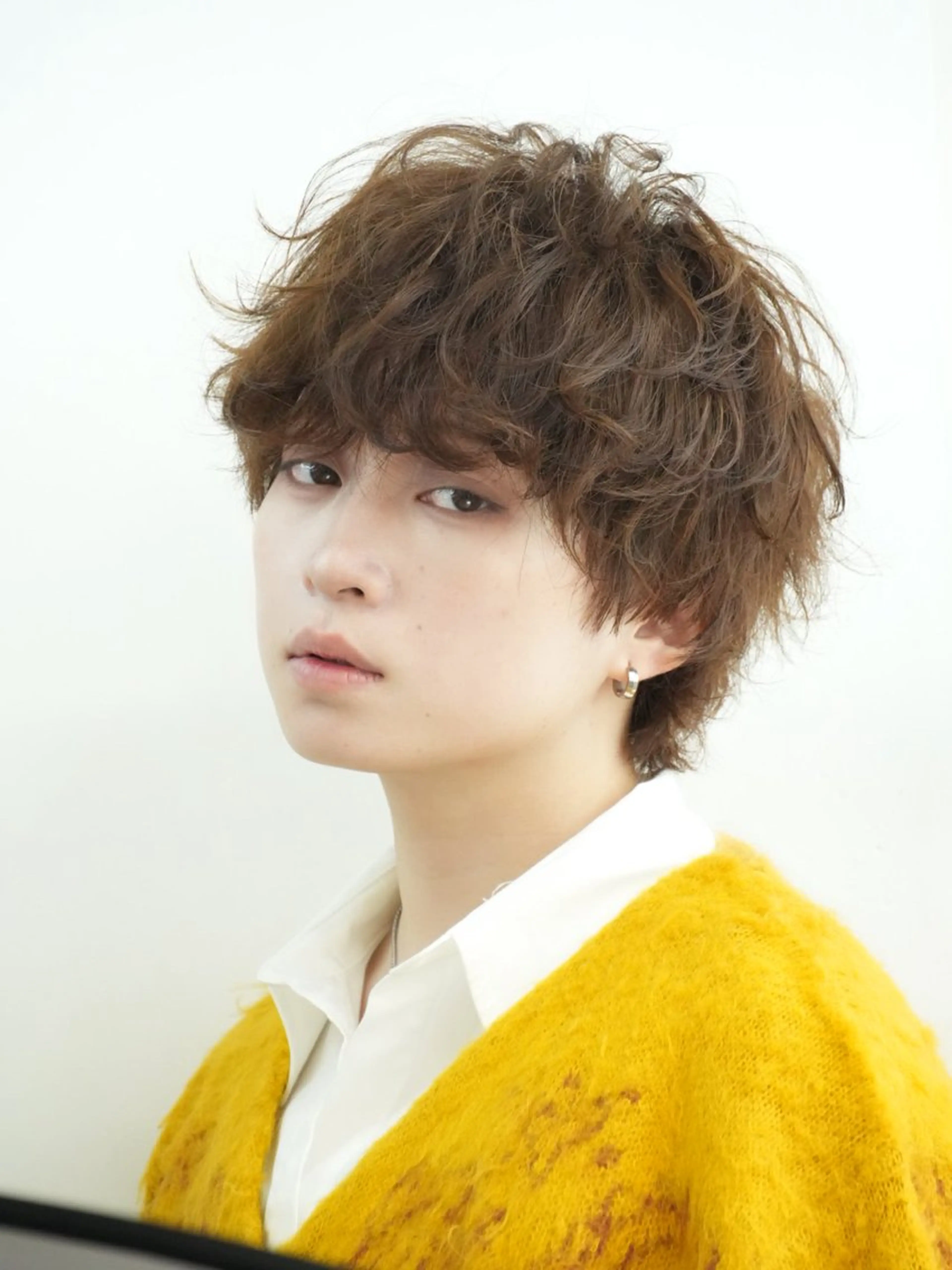 ショート パーマ メンズ カット パーマ トリートメント ヘアセット 美容師歴6年 fifth前比嘉💥のヘアスタイル