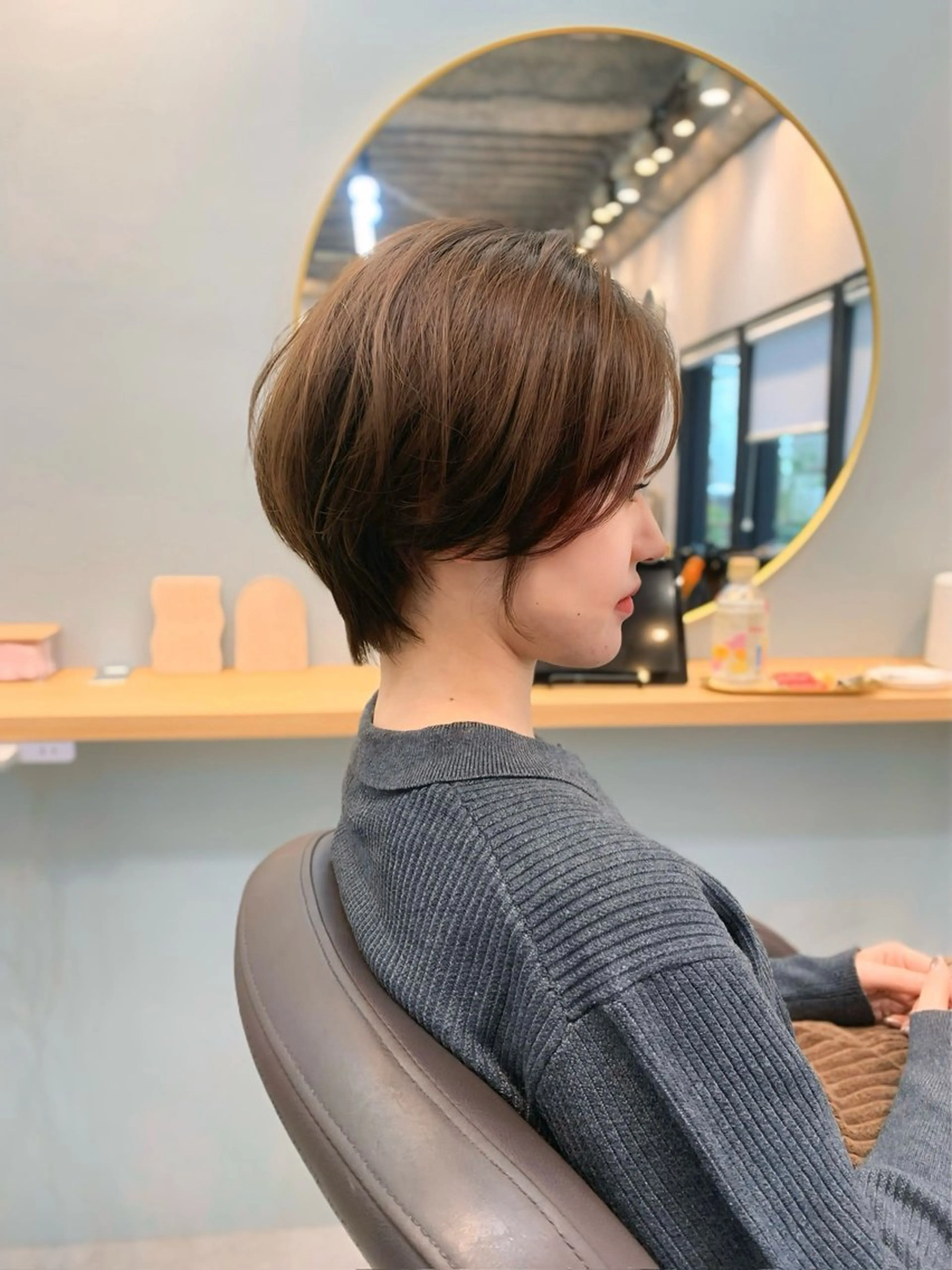 ショート カラー カット ヘアカラー トリートメント 前田 健太のヘアスタイル