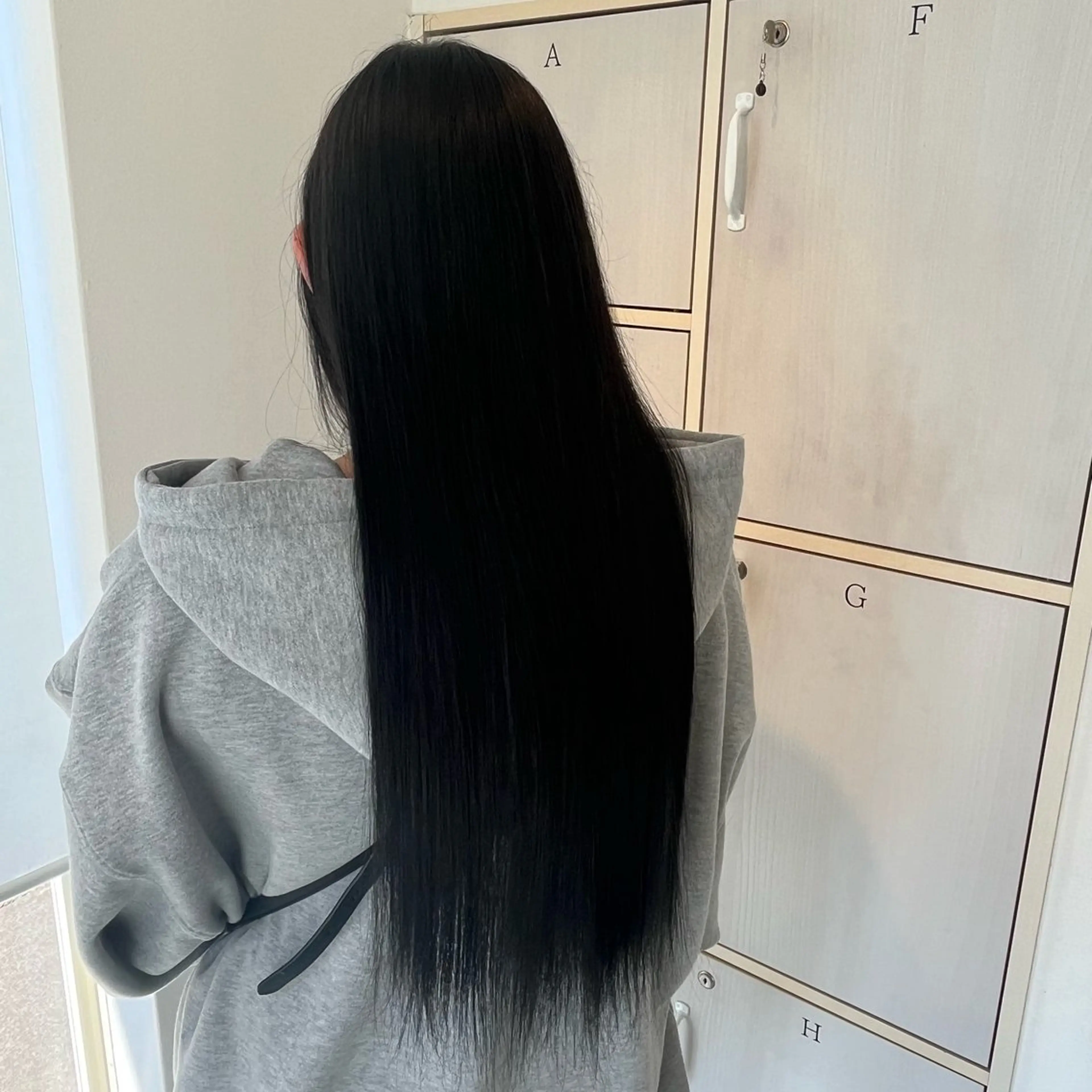 カラー 黒髪 ブルーカラー ブルーブラック 透明感カラー ヘアカラー オシャマヘアーCinQ二川店所属・大嶽 楓のヘアスタイル