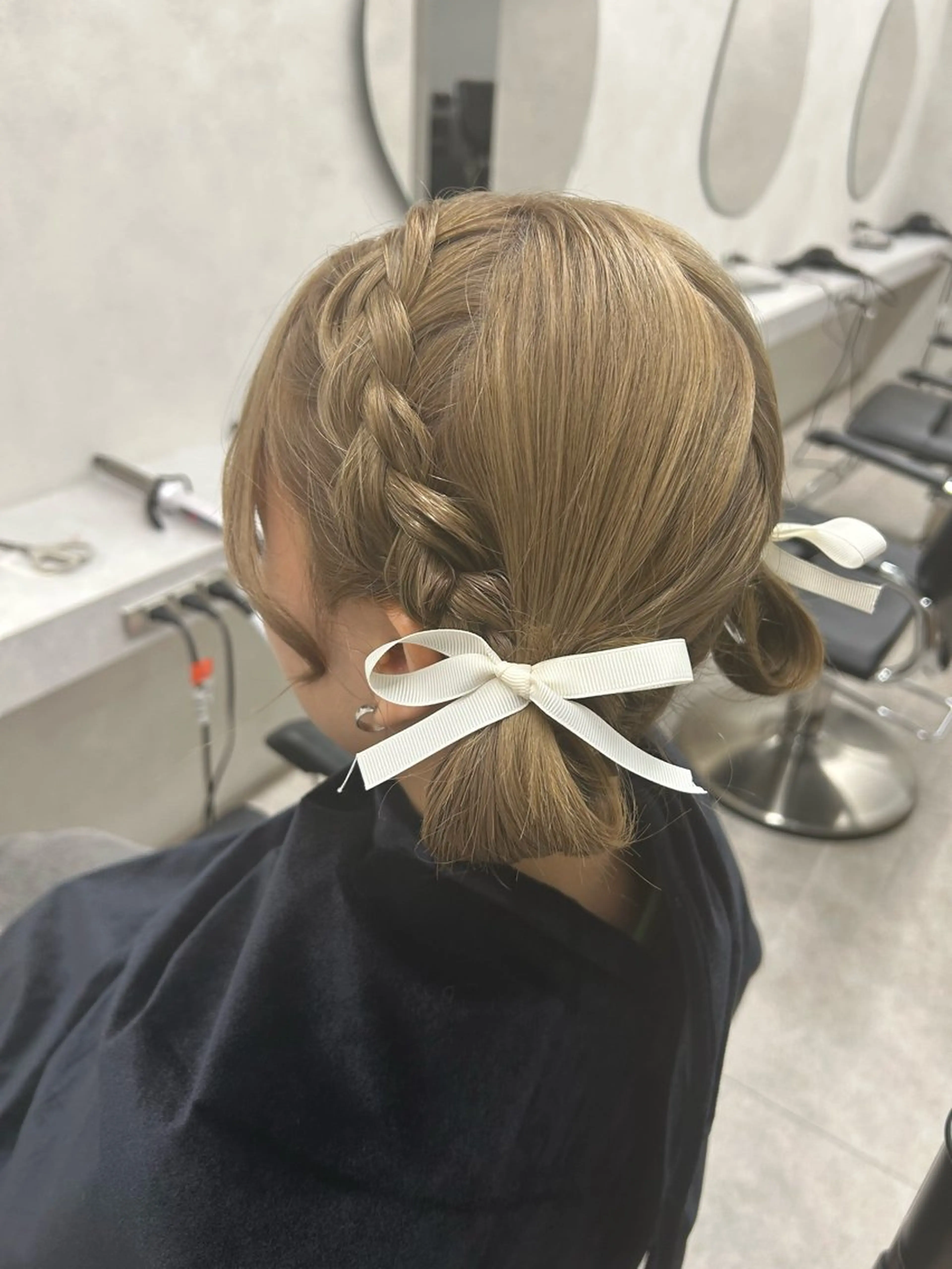 ミディアム ヘアアレンジ ヘアセット NOAHL大宮所属・🌷HARU 暖色/ヘアセット🫧のヘアスタイル