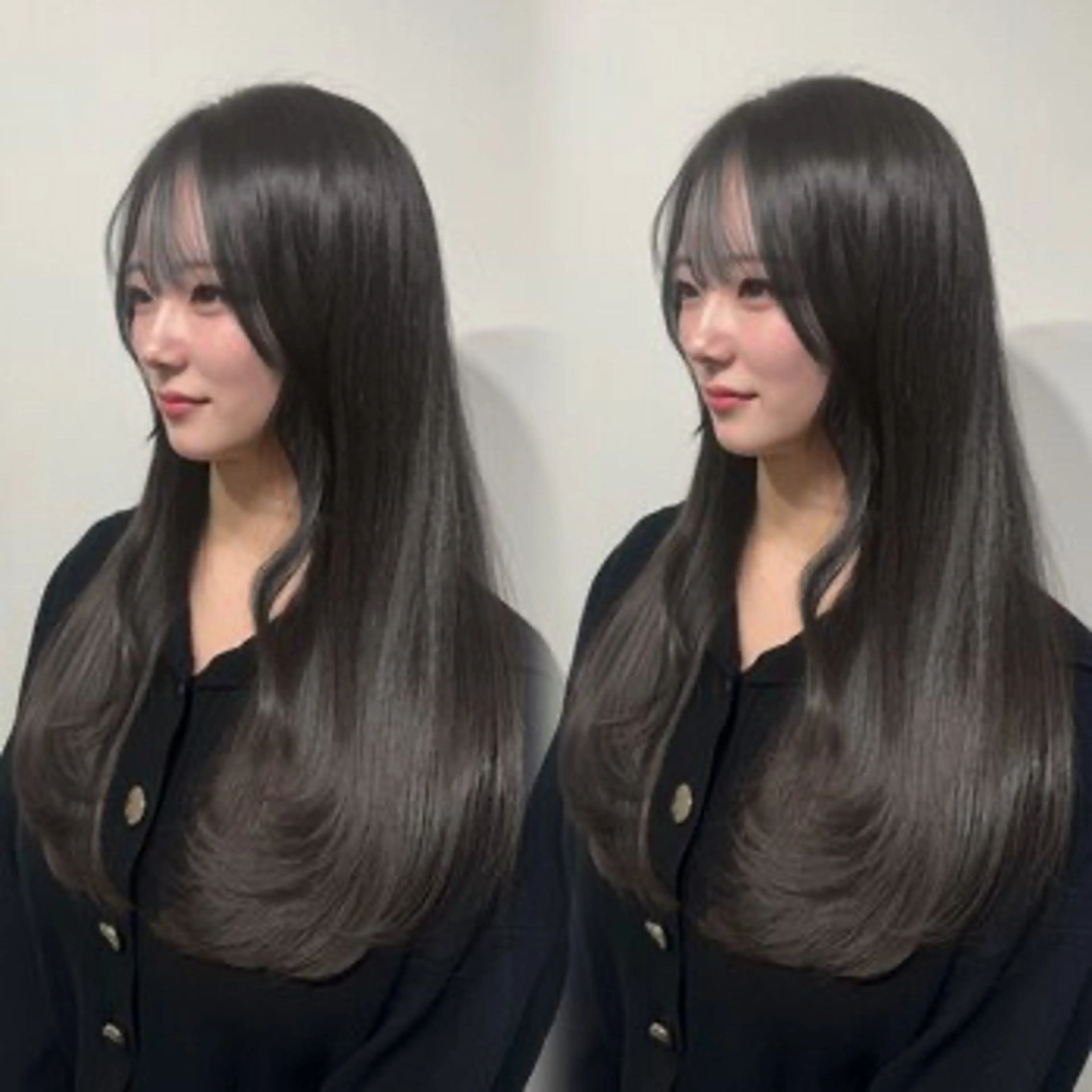 ロング カット ヘアカラー トリートメント 透明感カラー×髪質 とぅるん艶・猿渡のヘアスタイル