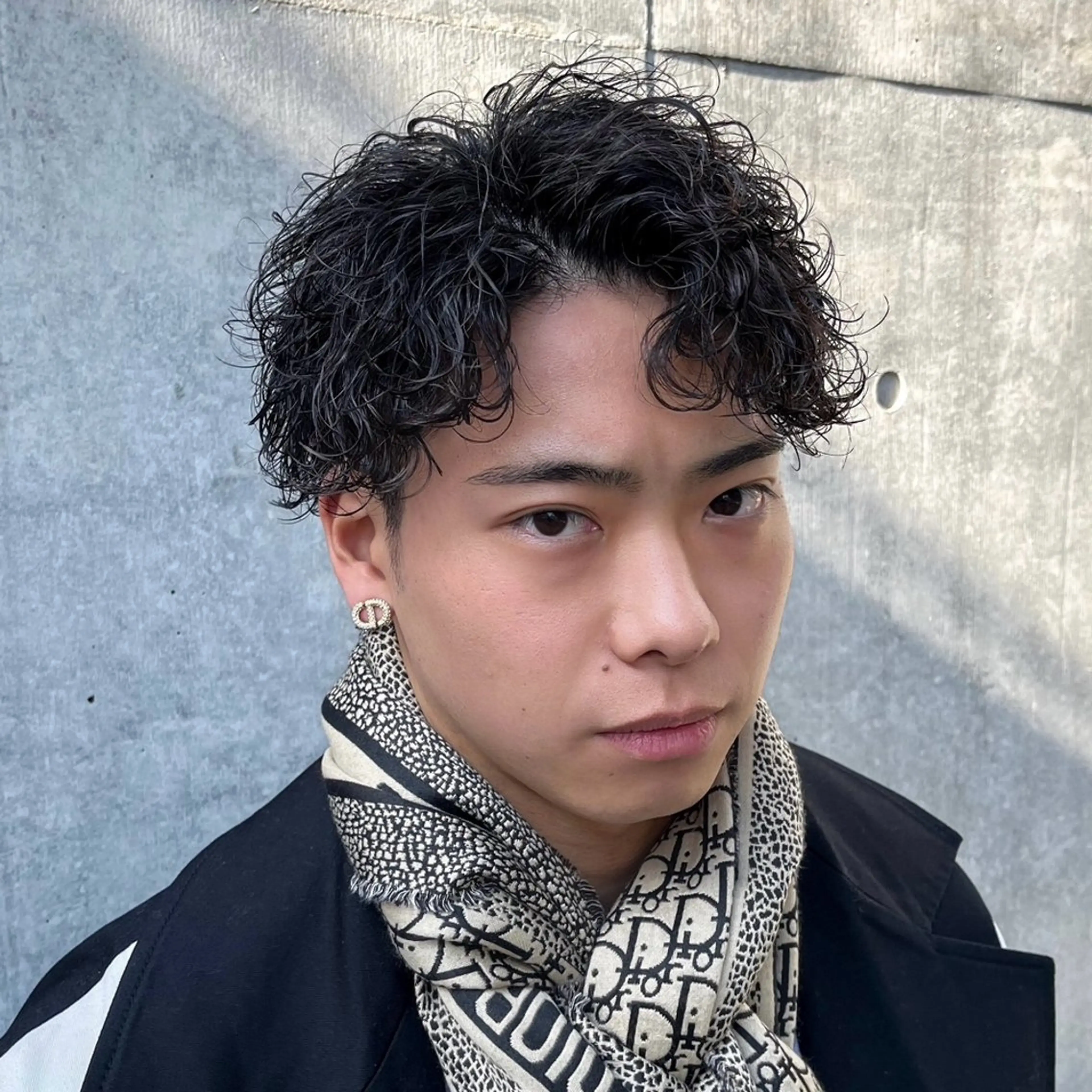 パーマ メンズ メンズパーマ 波巻きパーマ BOND TOKYO所属・メンズ特化渋谷💈 平床大雅のヘアスタイル