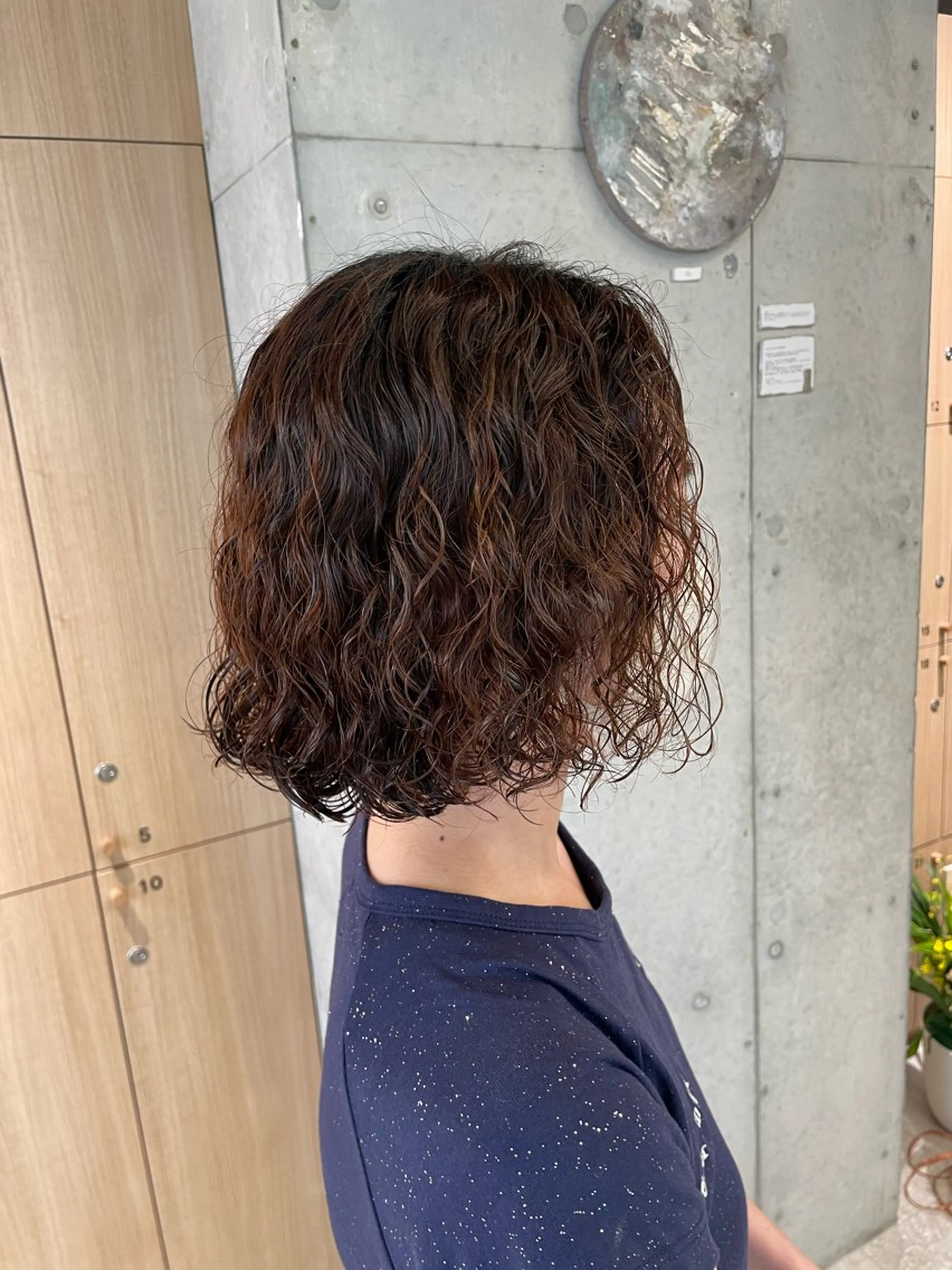 ミディアム パーマ カット パーマ トリートメント Toiro 横浜所属・🎀レイヤー/パーマ カラー/ai🎀のヘアスタイル