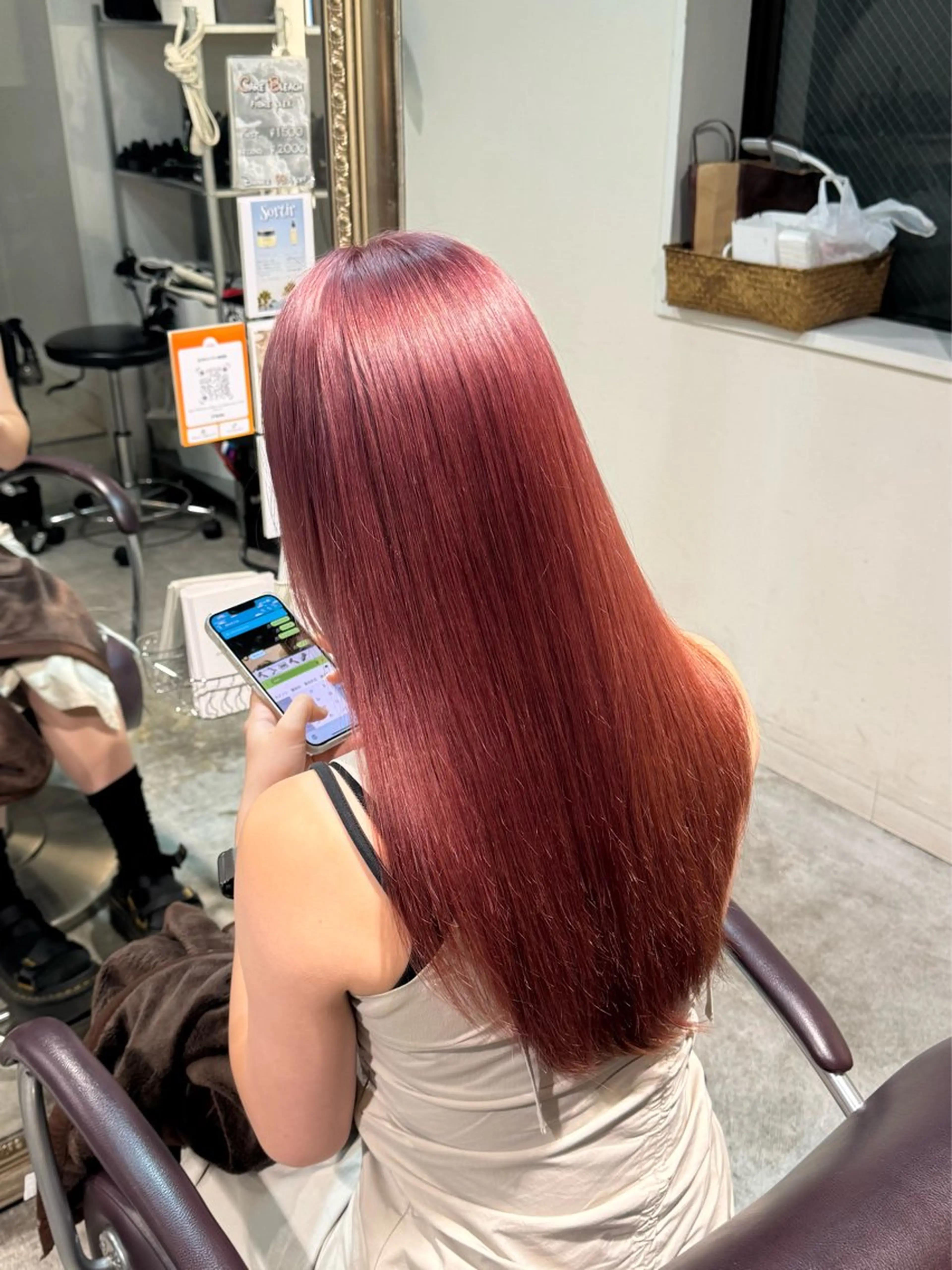 セミロング ヘアカラー 暖色カラー/nail / miu 🌺❤︎のネイルデザイン