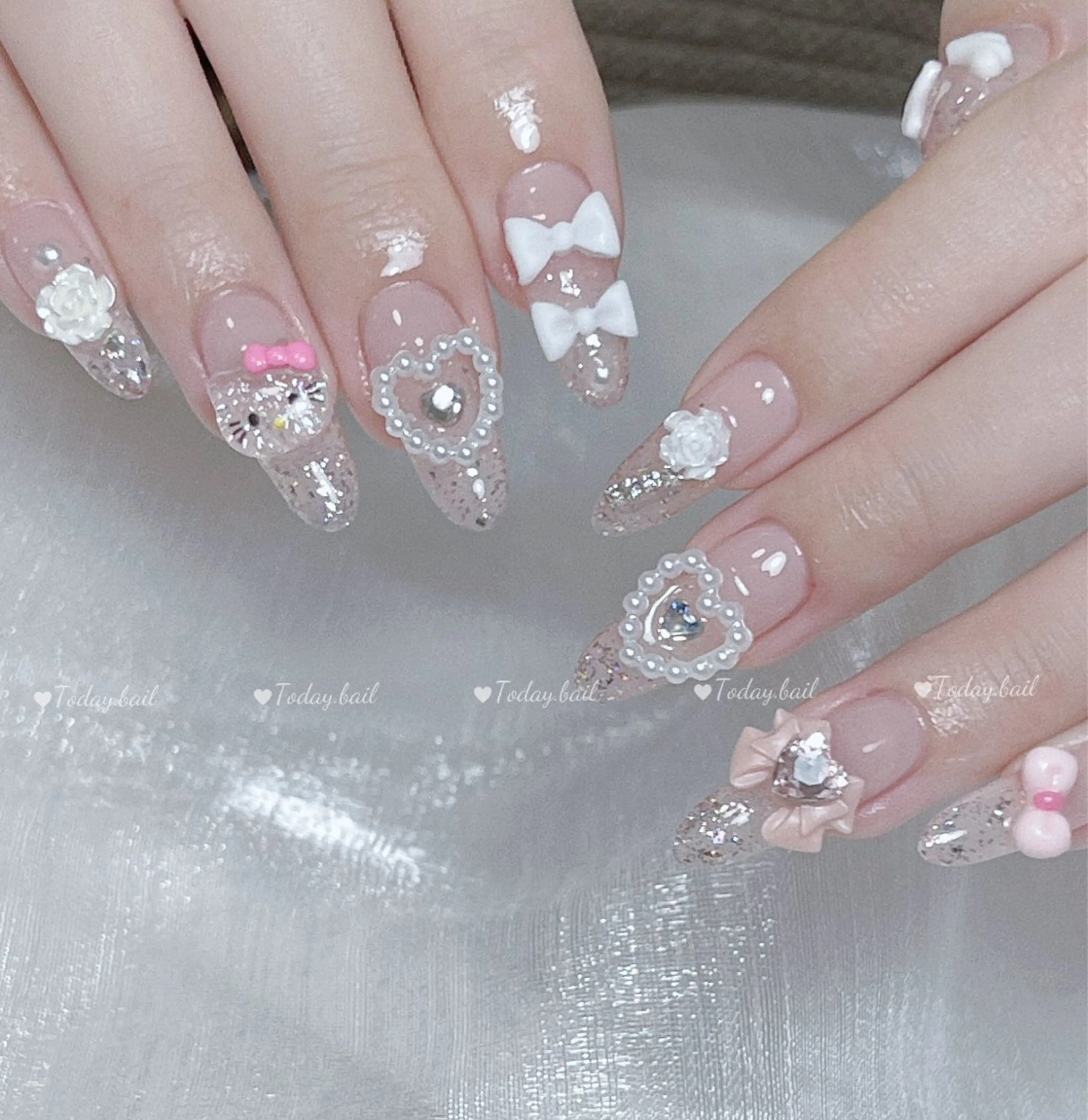 ネイル ハンドネイル 🎀Today nail💅のネイルデザイン