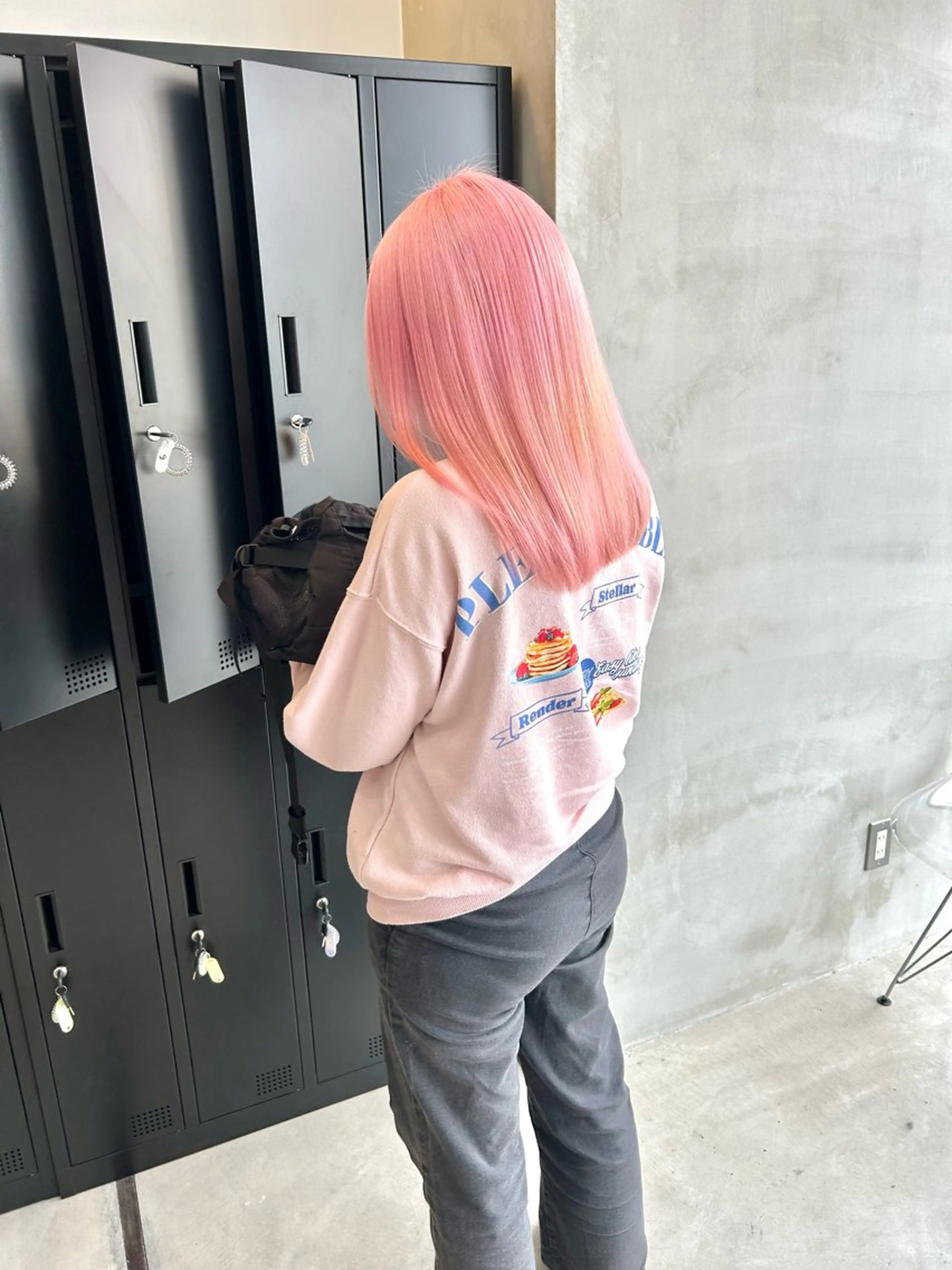 ミディアム カラー ヘアカラー トリートメント mood tatemachiのヘアスタイル