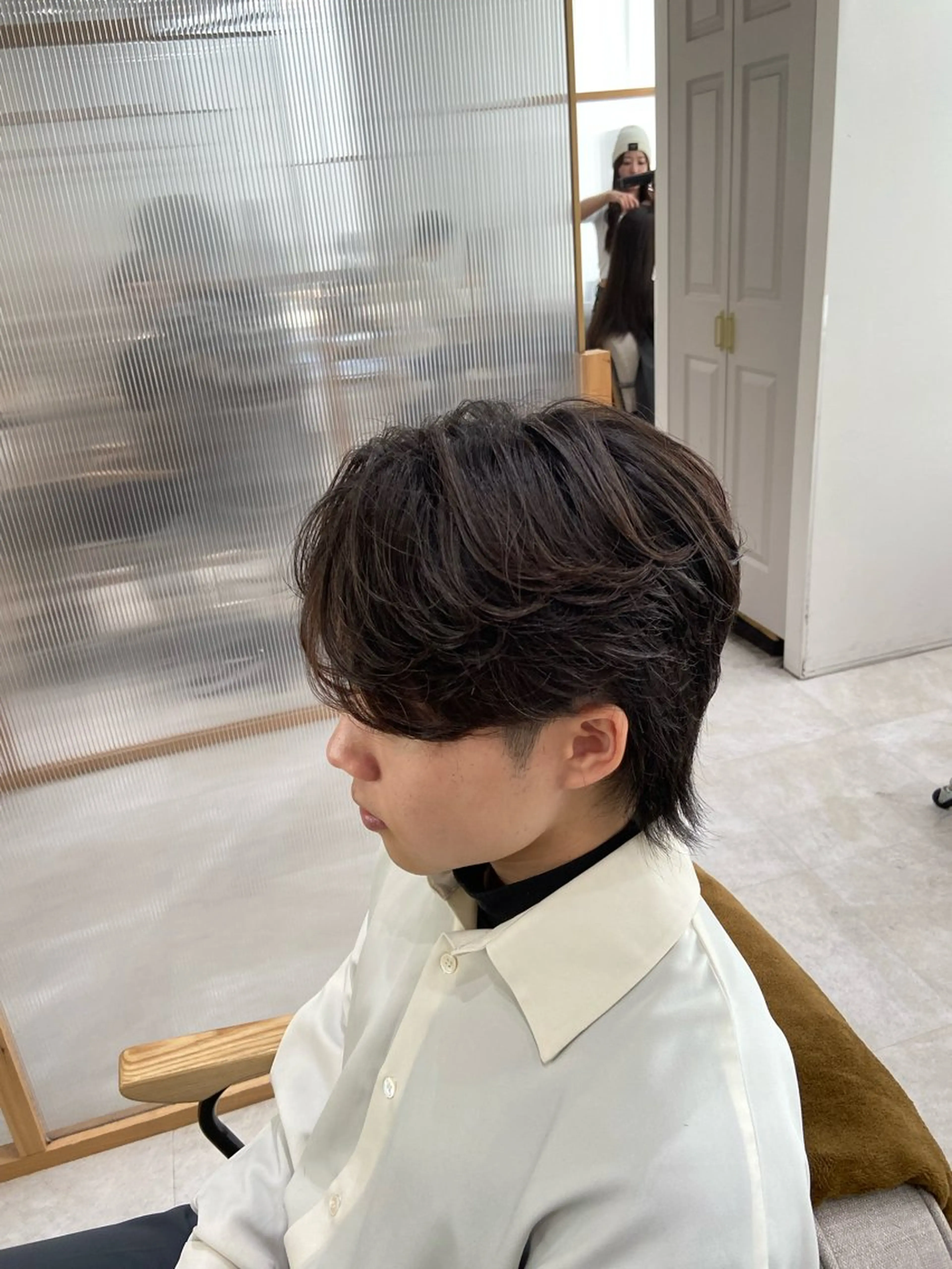 パーマ メンズ カット パーマ 🦉静かに過ごしたい 方、個室席🦉タナカのヘアスタイル