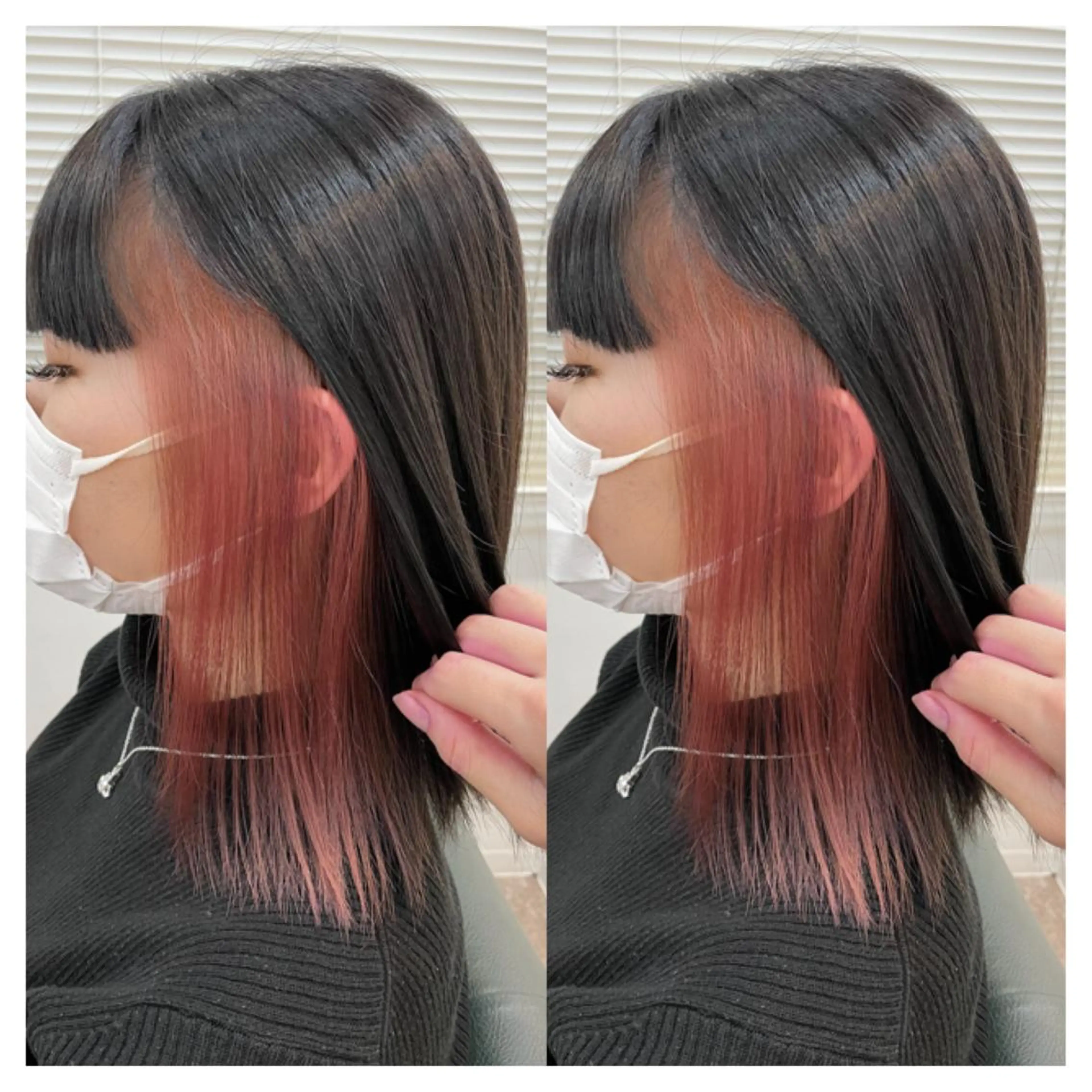 ミディアム カラー ヘアカラー トリートメント 村山 茉衣のヘアスタイル