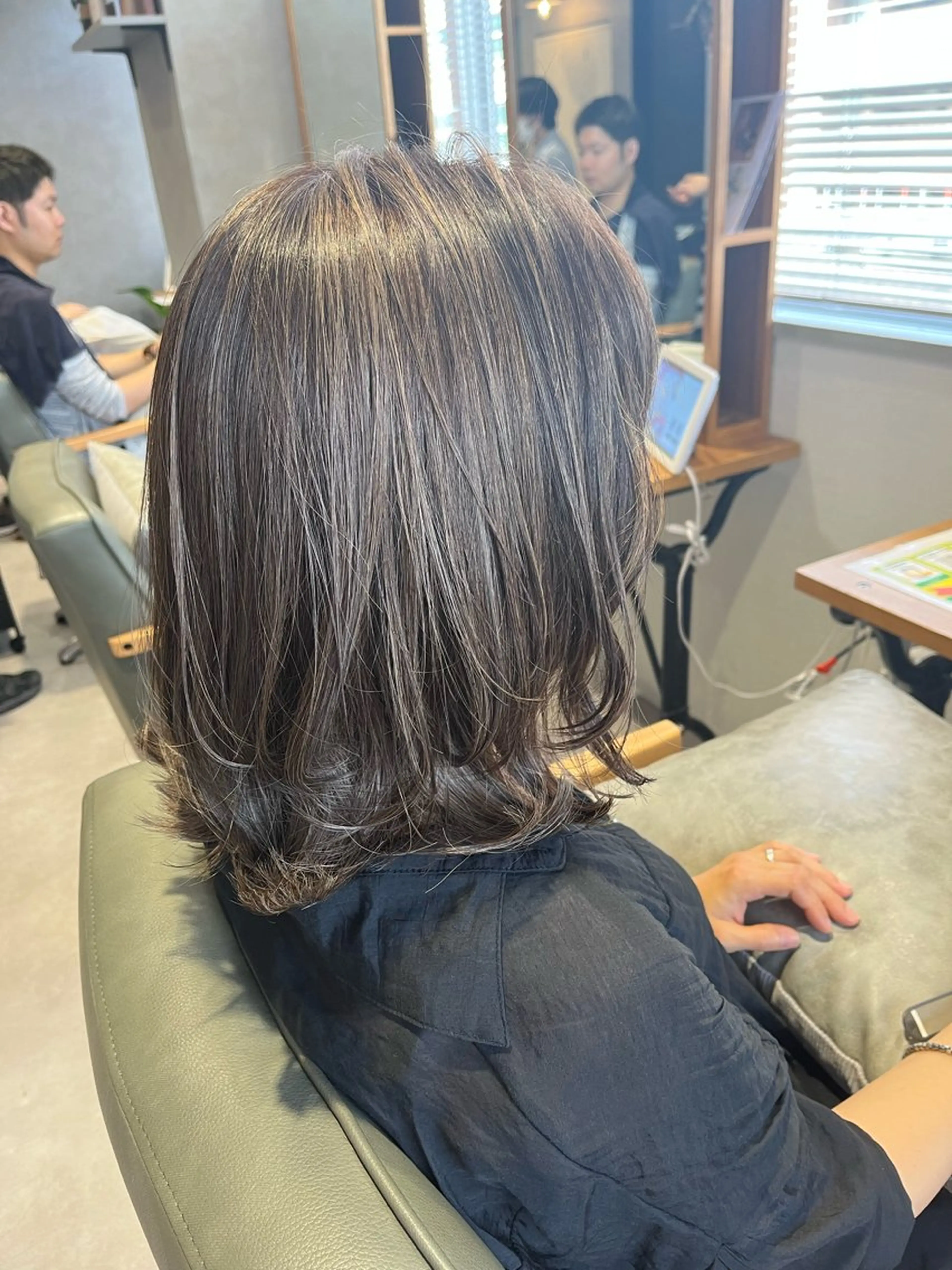 セミロング カラー マンツーマン美容師 🫧‪久保友華菜🫧のヘアスタイル