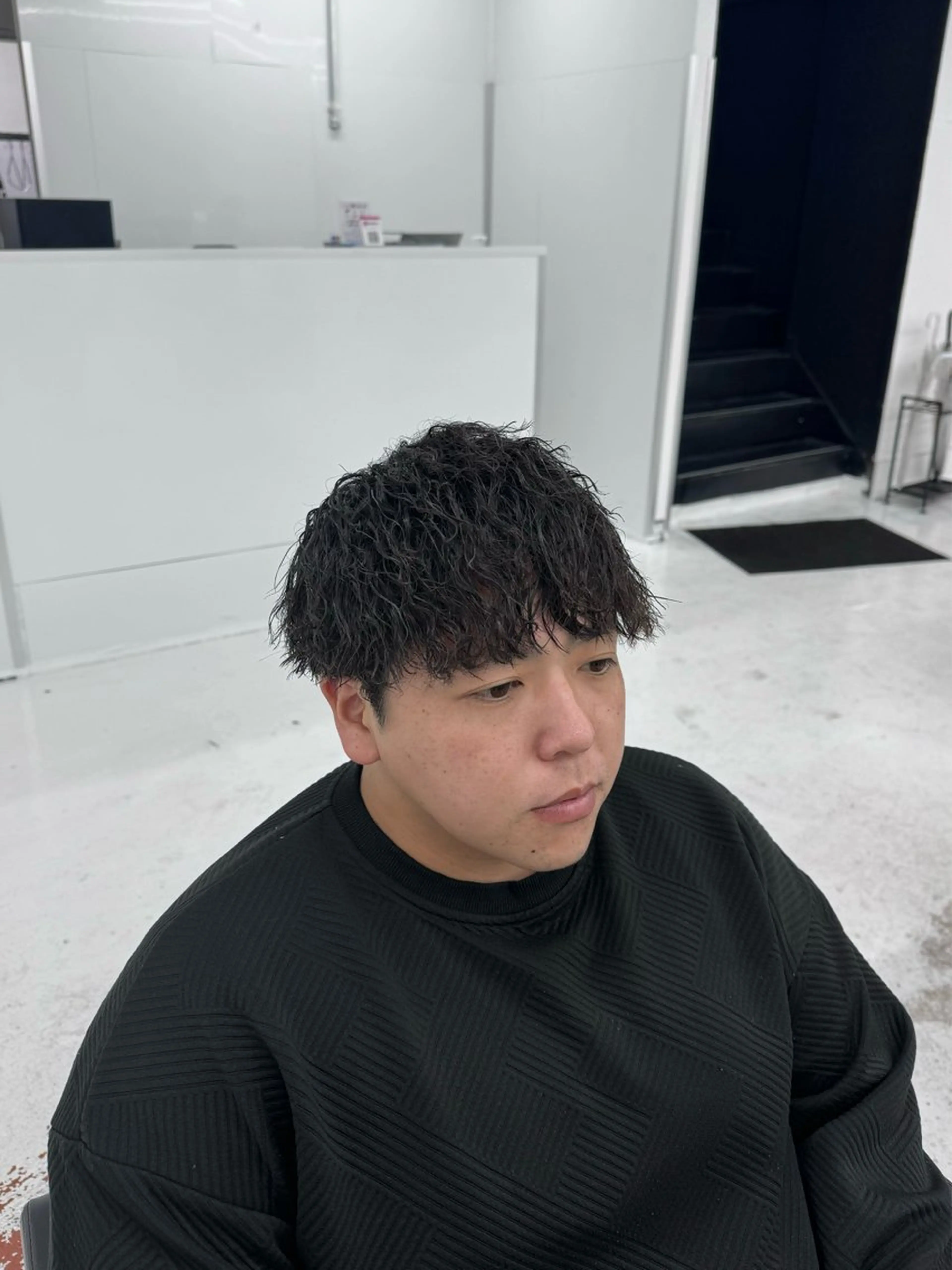 パーマ メンズ メンズパーマ メンズツイストパーマ ツイストパーマ カット パーマ 柏メンズカットパーマ NO.1タイチのヘアスタイル