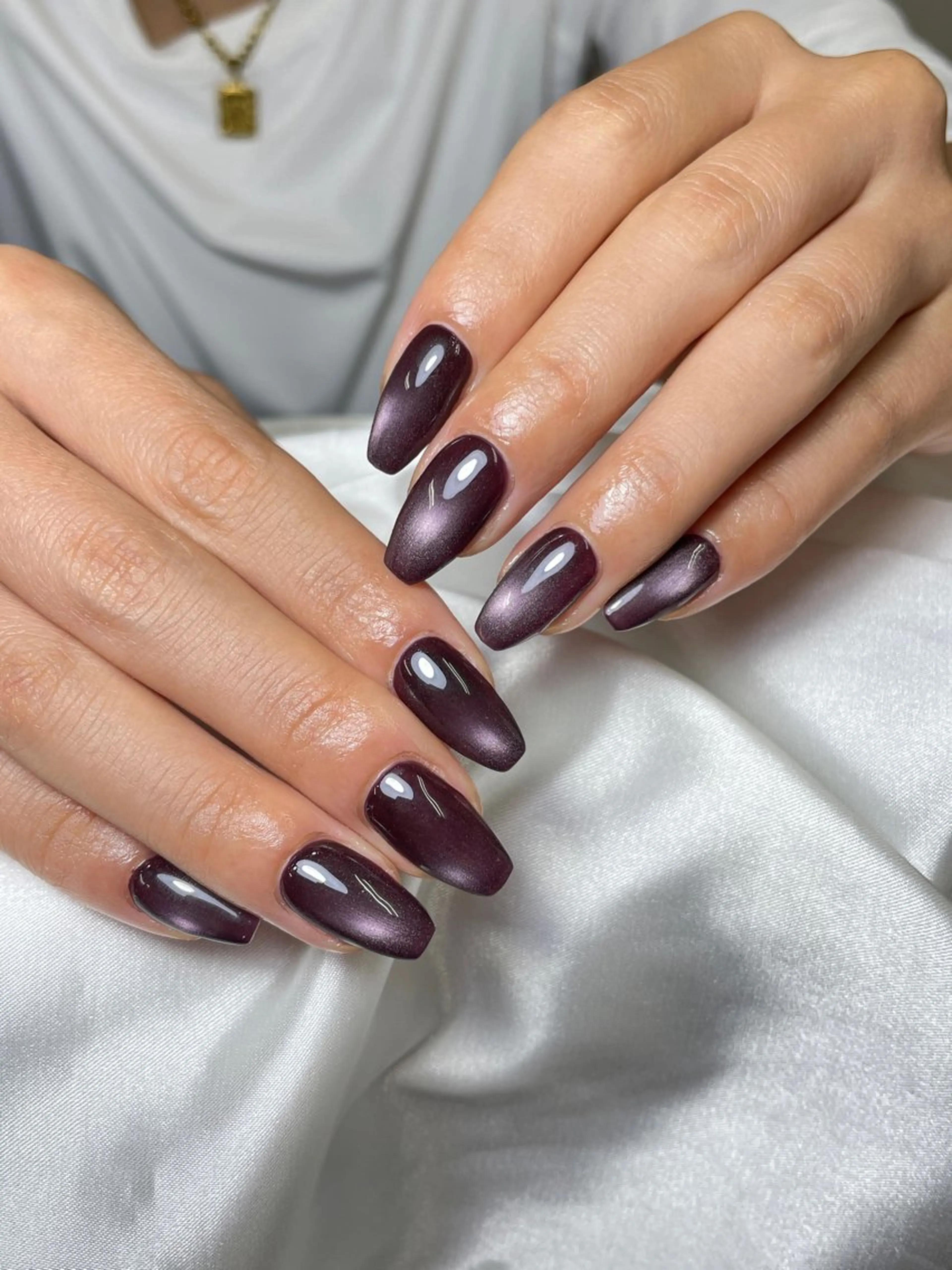 ネイル ブラウン チークネイル 桜ネイル 長さ出し フットネイル ハンドネイル XIINH NAIL SALONのネイルデザイン