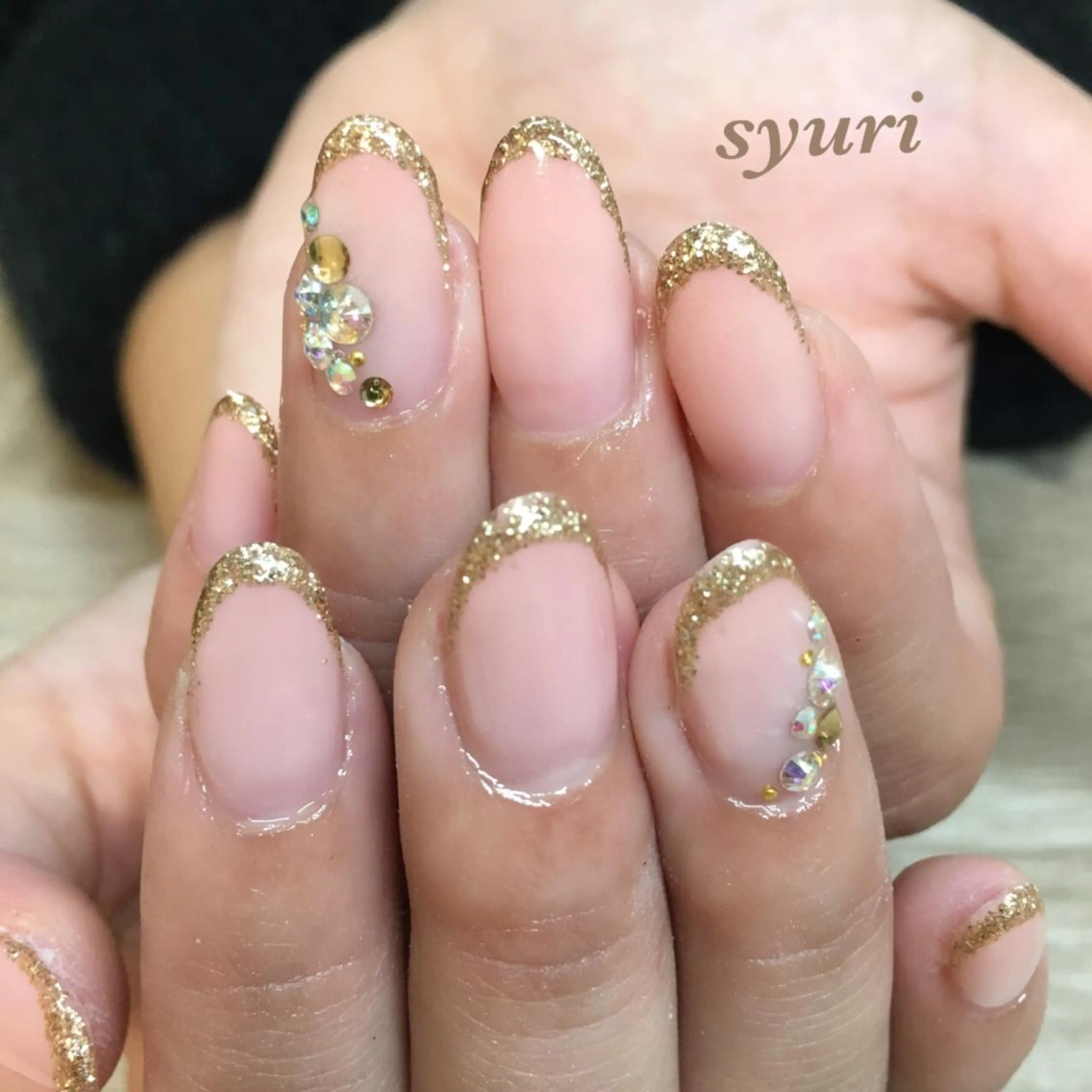 ネイル アートネイル フレンチネイル グラデーション ハンドネイル syuri nailのネイルデザイン