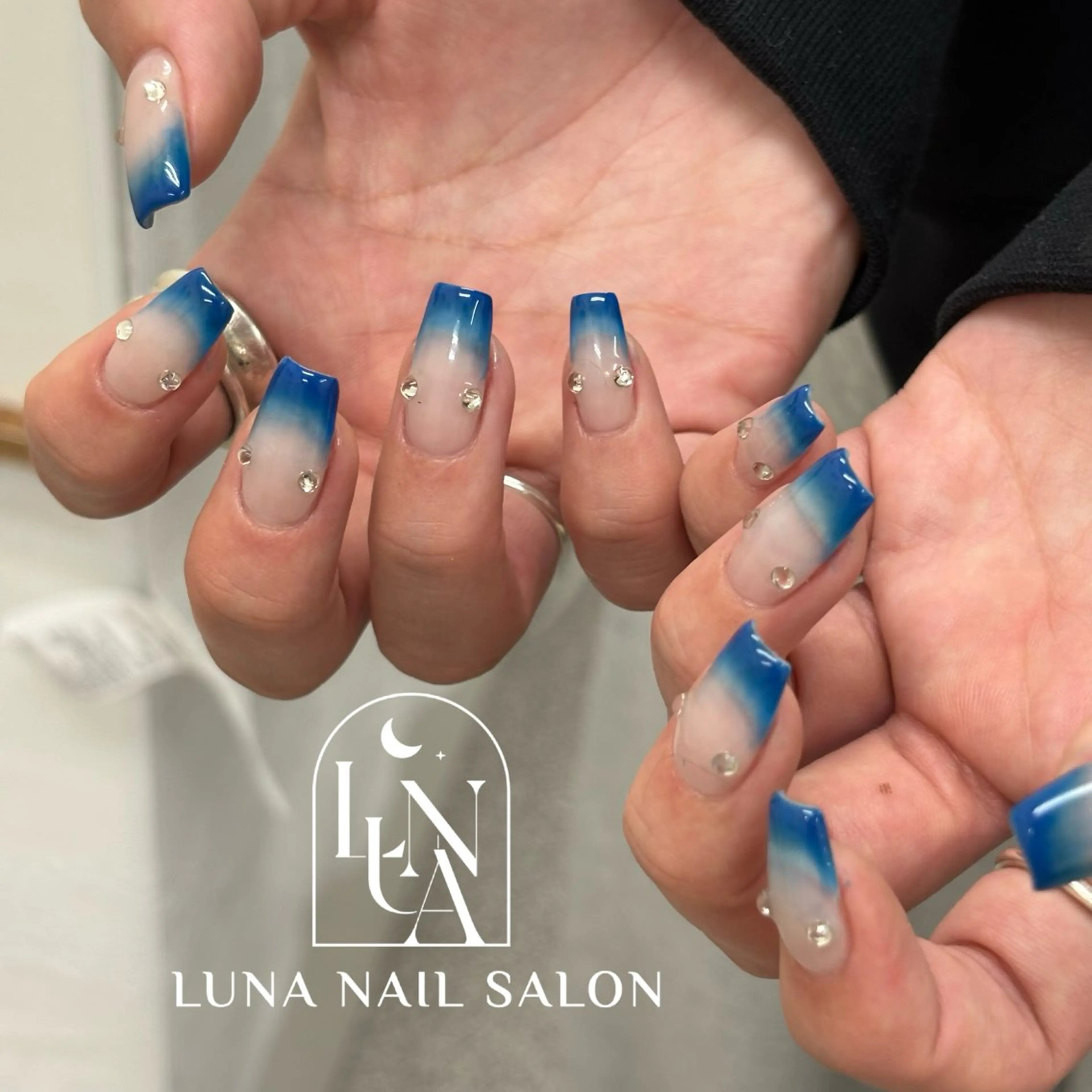 ネイル アートネイル フレンチネイル ジェルネイル ガラスフレンチ 韓国ネイル Kitty ^のネイルデザイン