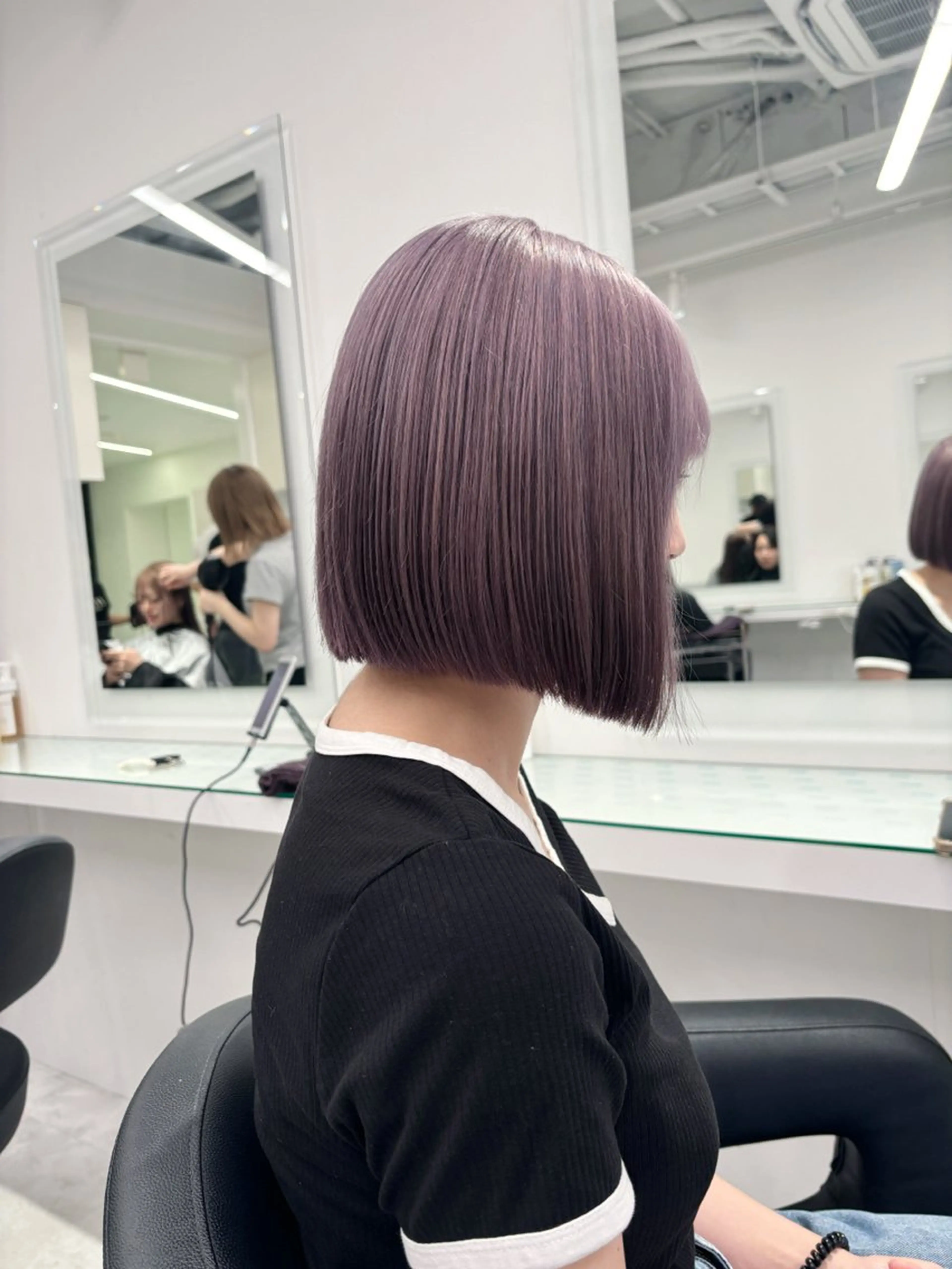ロング カラー ヘアカラー トリートメント 💖ミルクティー💖 あかり💖のヘアスタイル