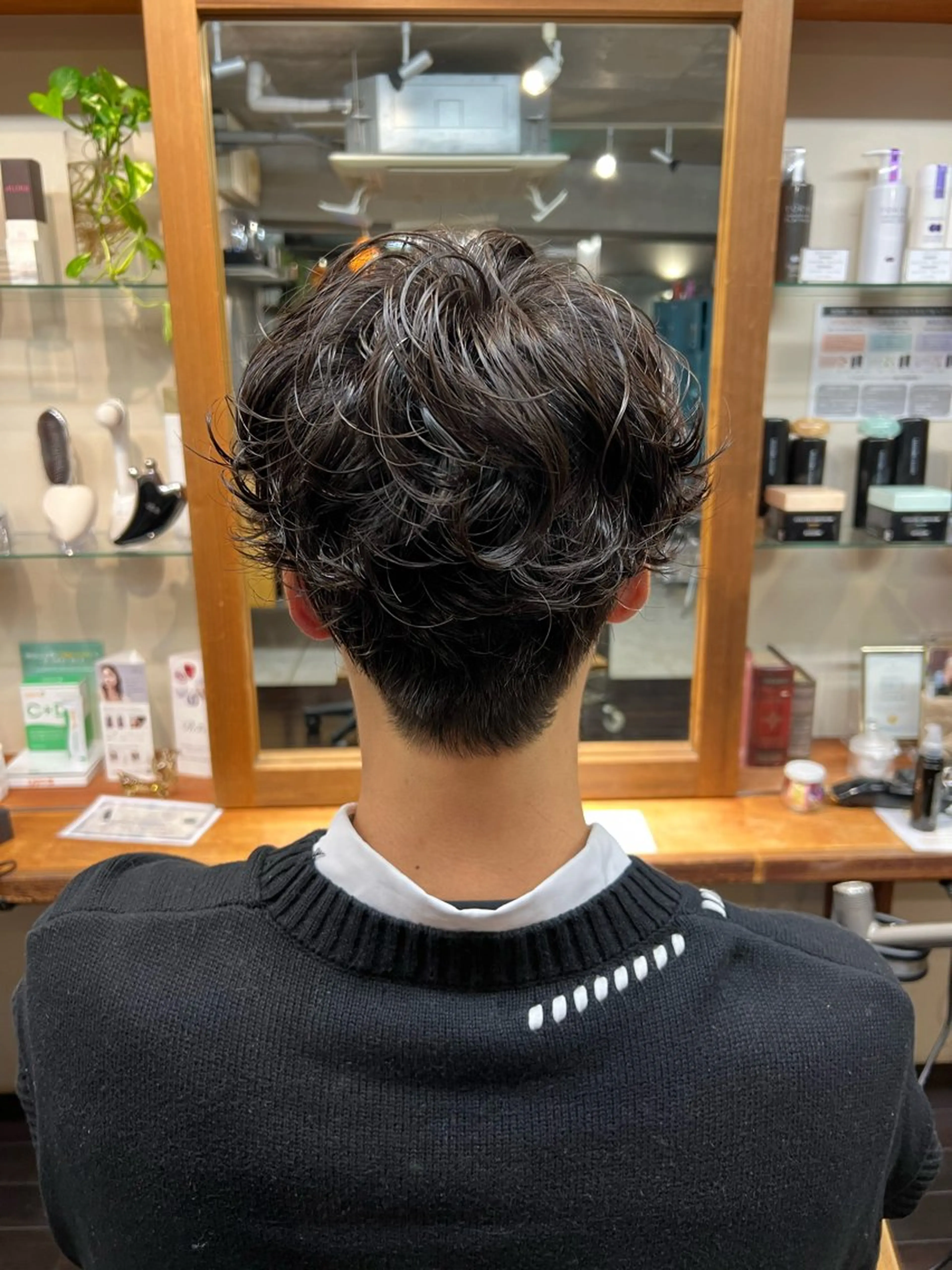 メンズ メンズパーマ 土田かほ/当日可🎀 透明感カラー🍃のヘアスタイル
