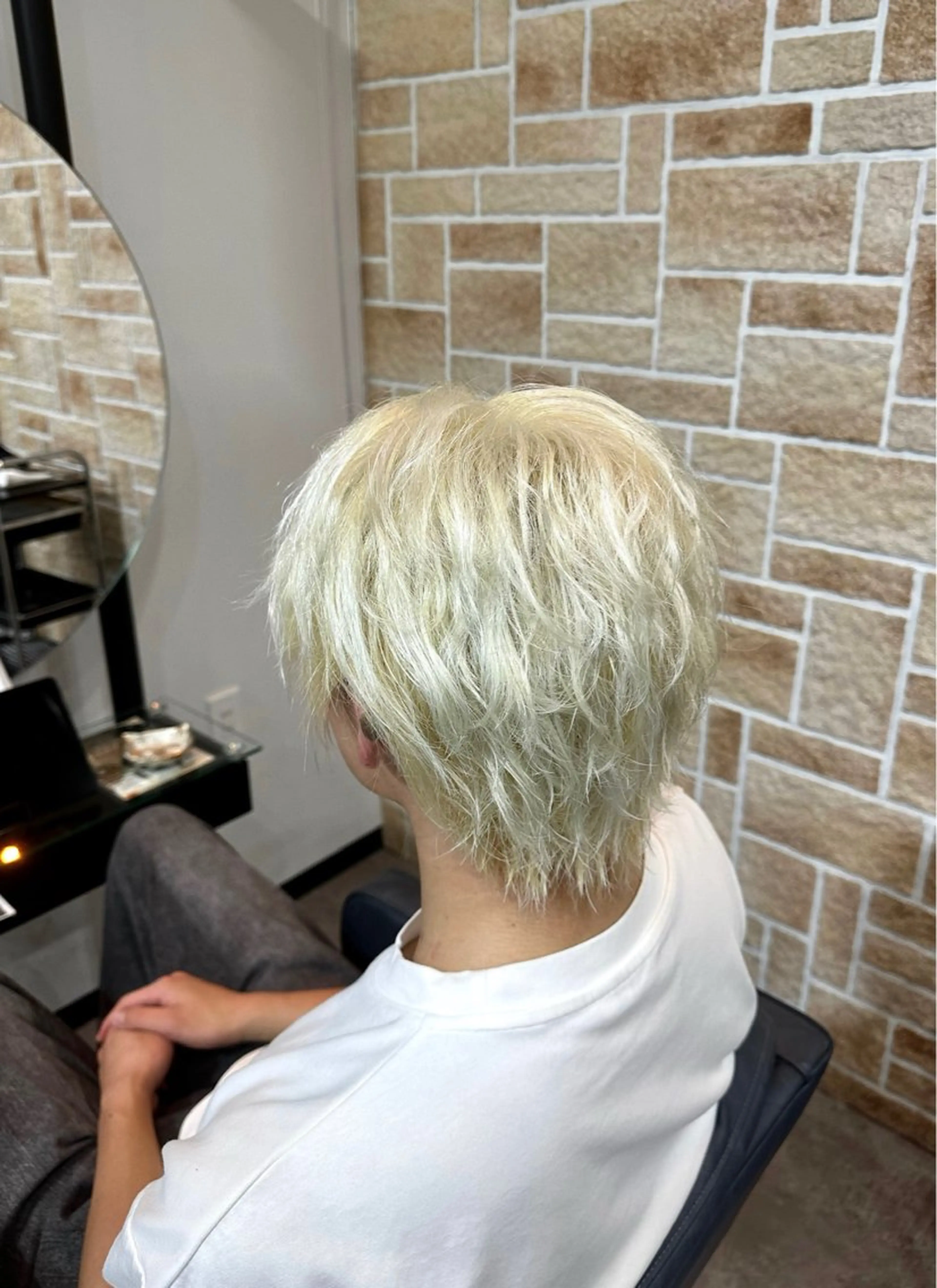 【ミニモ限定🐺】メンズブリーチカラー☄️✨《ブリーチ➕カラー⚡️》『メンズ限定💥』の写真