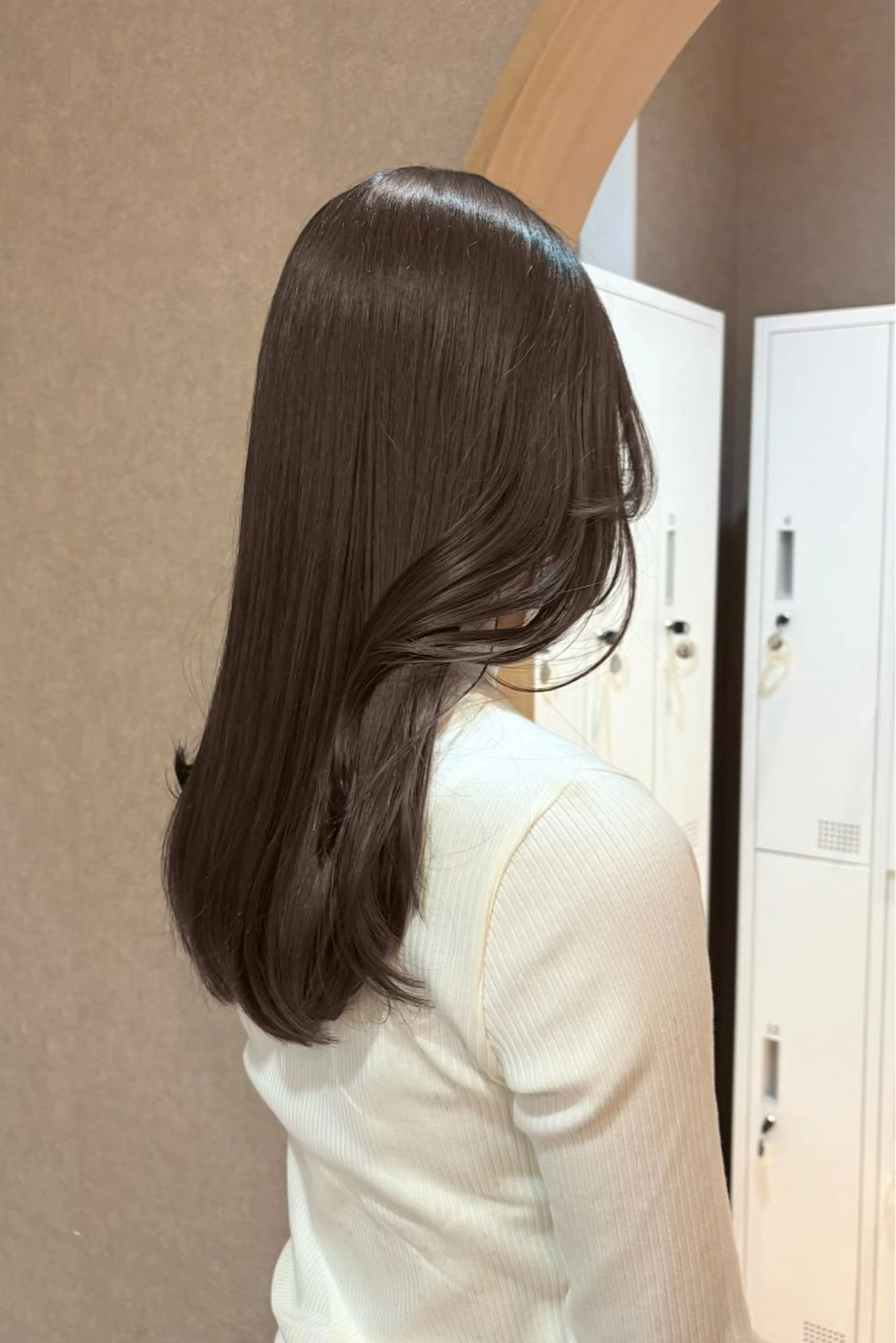 ロング ヘアカラー 似合わせ/透明感 /レイヤー/りほ🤍のヘアスタイル