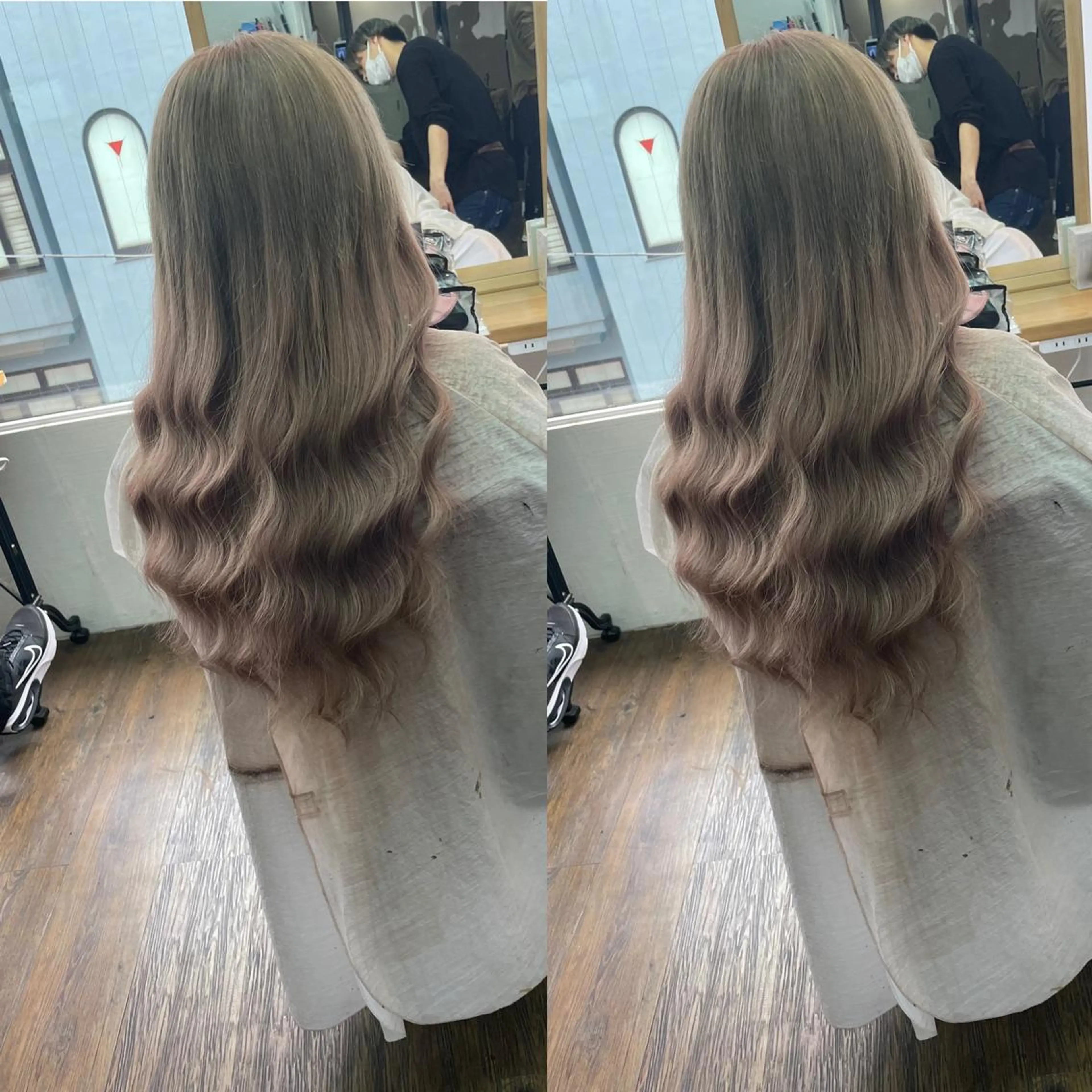 ショート カラー ヒカ/外国人風 デザインカラーのヘアスタイル