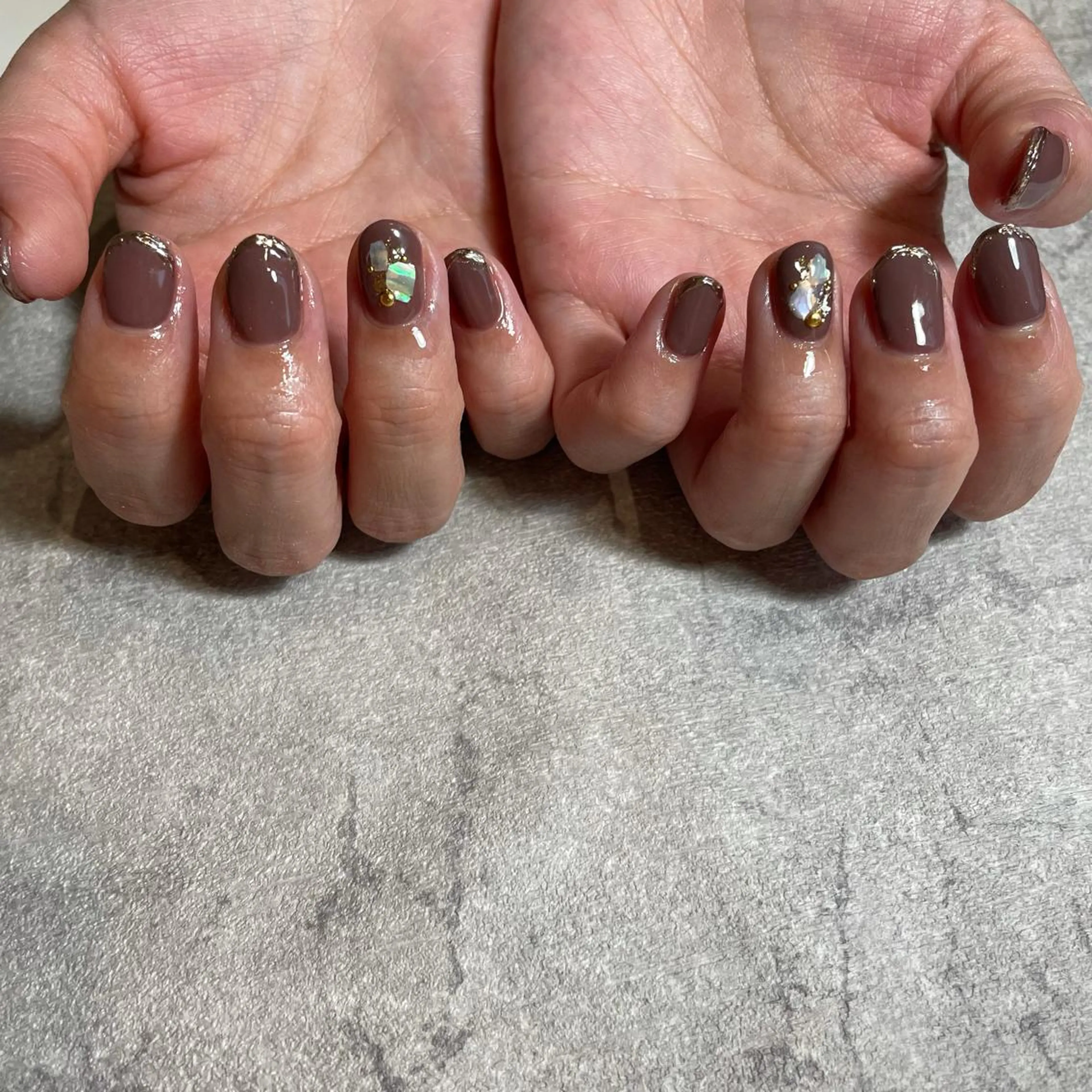 ネイル フレンチネイル ハンドネイル nailroom roséeのネイルデザイン