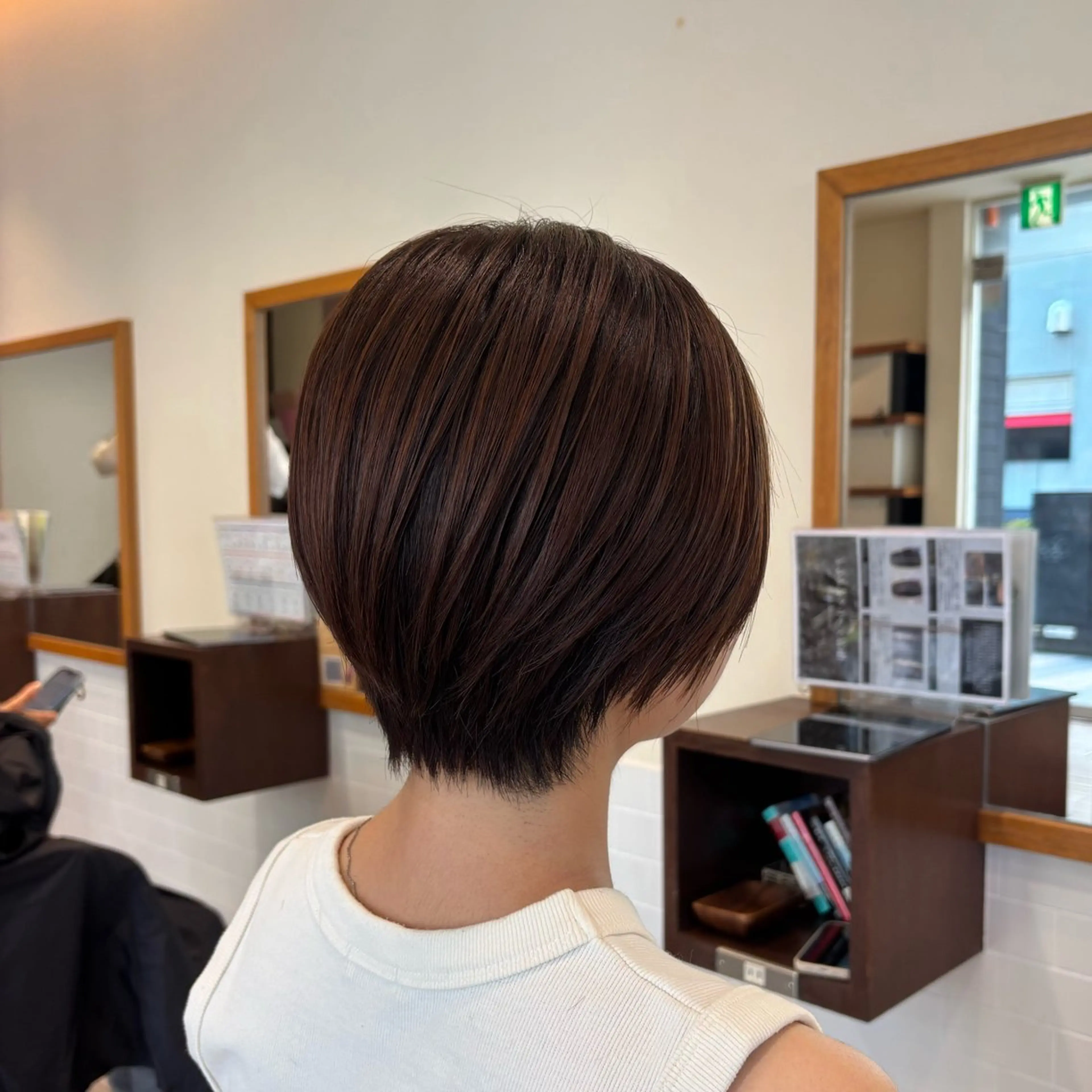 ショート ショートヘア カット RISAKO🏁 ショート/ボブのヘアスタイル