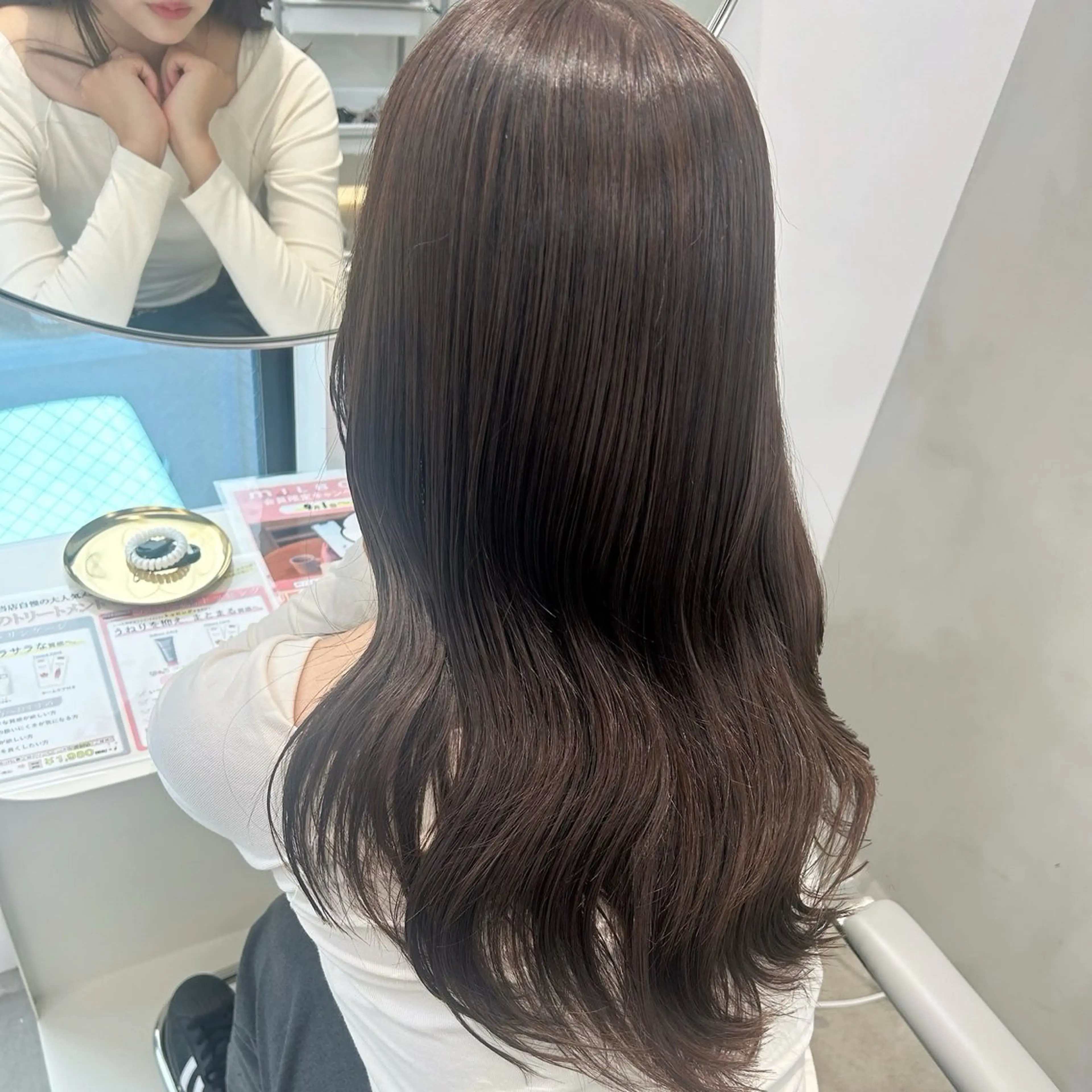 【11月限定クーポン🍂】【髪質改善⭐︎】カット＋髪質改善メテオカラー＋クイックトリートメント🫧の写真