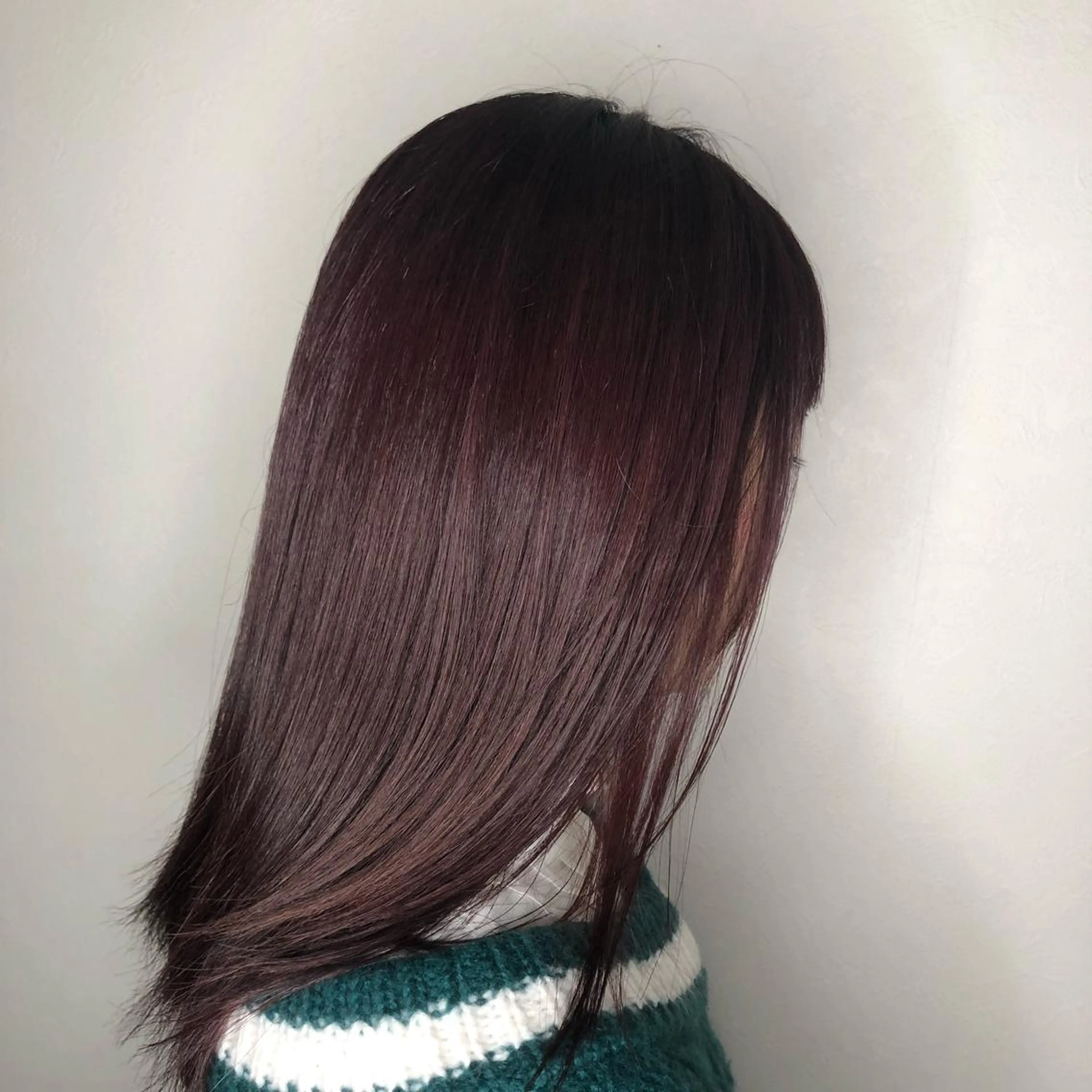 ミディアム カラー ピンクカラー ピンクパープル パープルカラー 4-rest garden （フォーレストガーデン）所属・金井 直樹のヘアスタイル